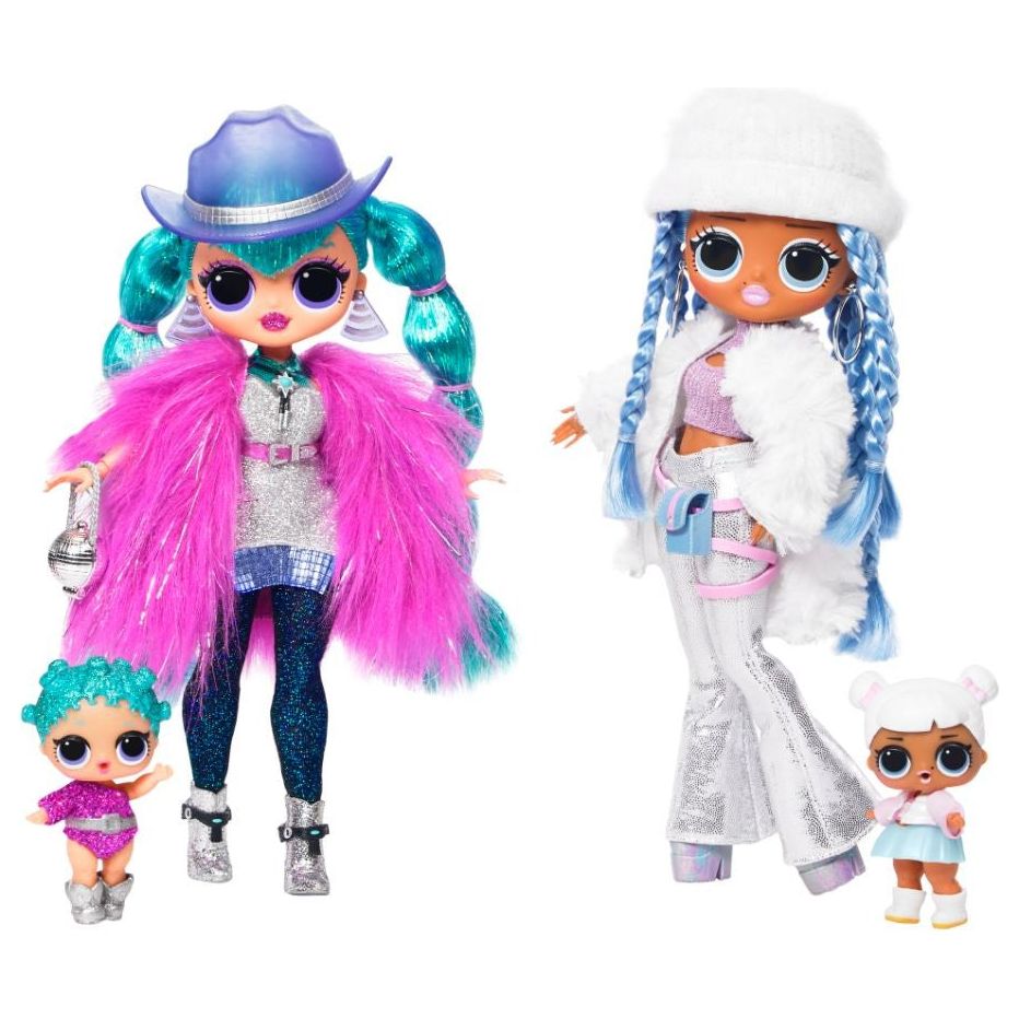 L.O.L Surprise OMG Winter Disco Cosmic Nova and Snowlicious Fashion Dolls Pack