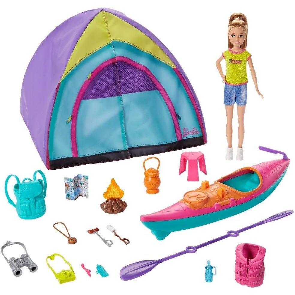 Barbie Team Stacie Summer Camp Doll and Playset