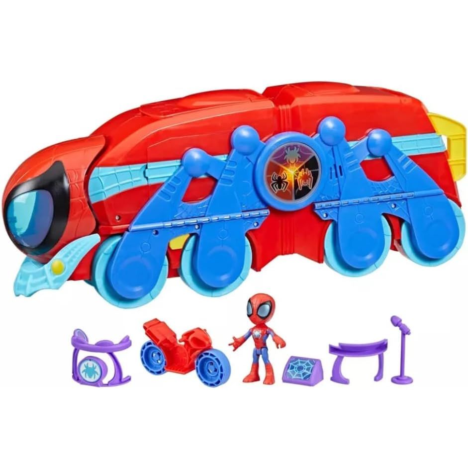 Marvel Spidey and His Amazing Friends Spider Crawl-R Deluxe Headquarters Playset