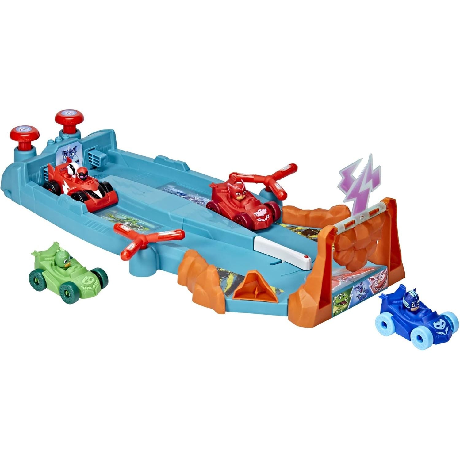 PJ Masks Animal Power Smash and Zoom Racetrack Playset