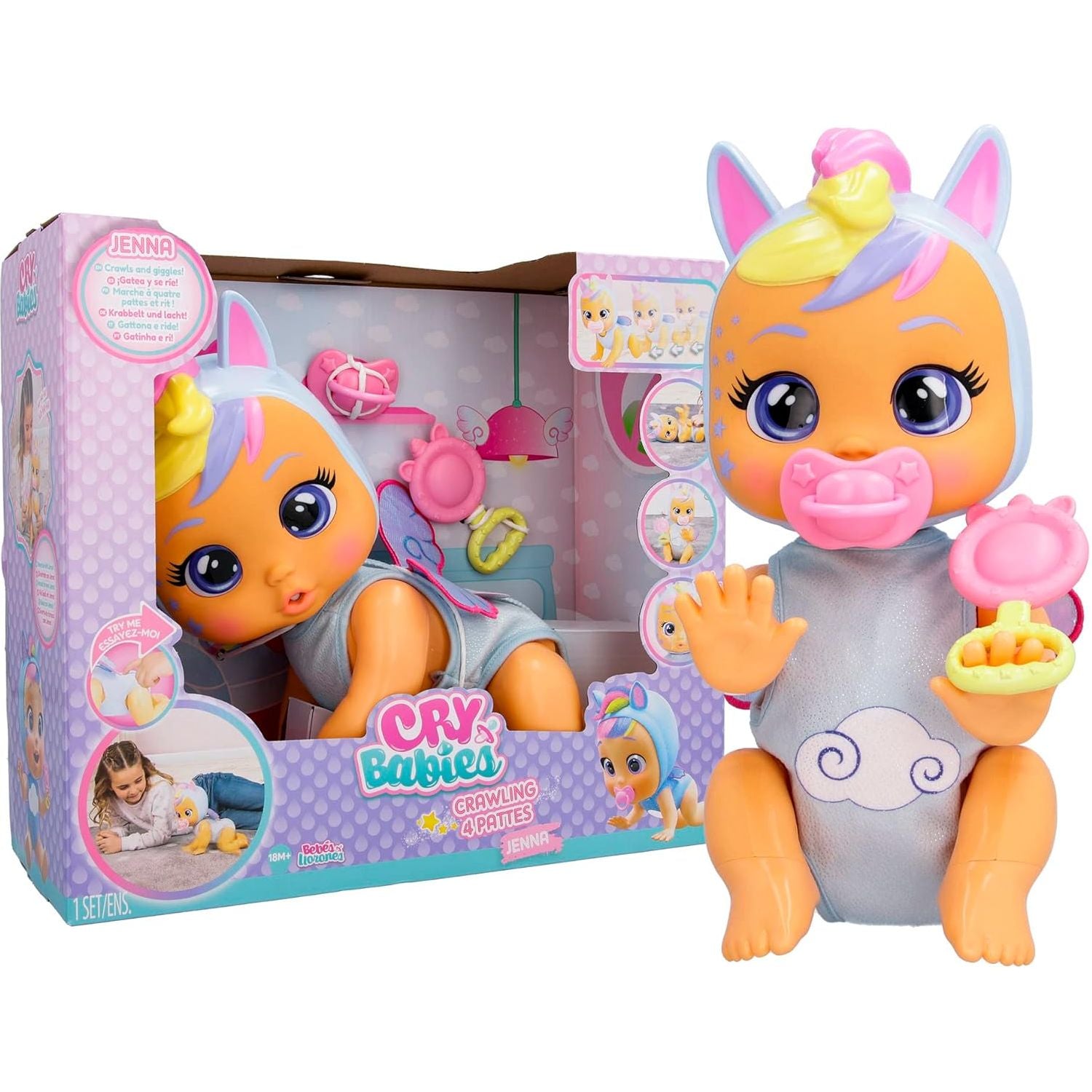 Cry Baby Magic Tears Crawling Jenna Doll