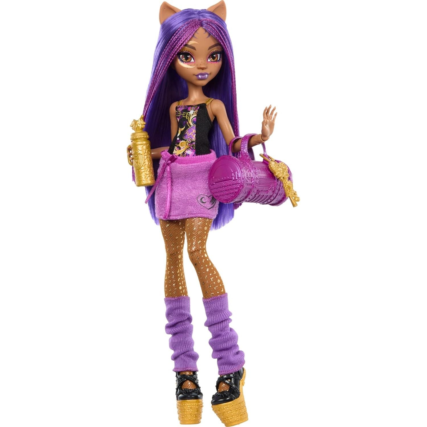 Monster High Doll Skulltimate Secrets Clawdeen Wolf Fashion Set