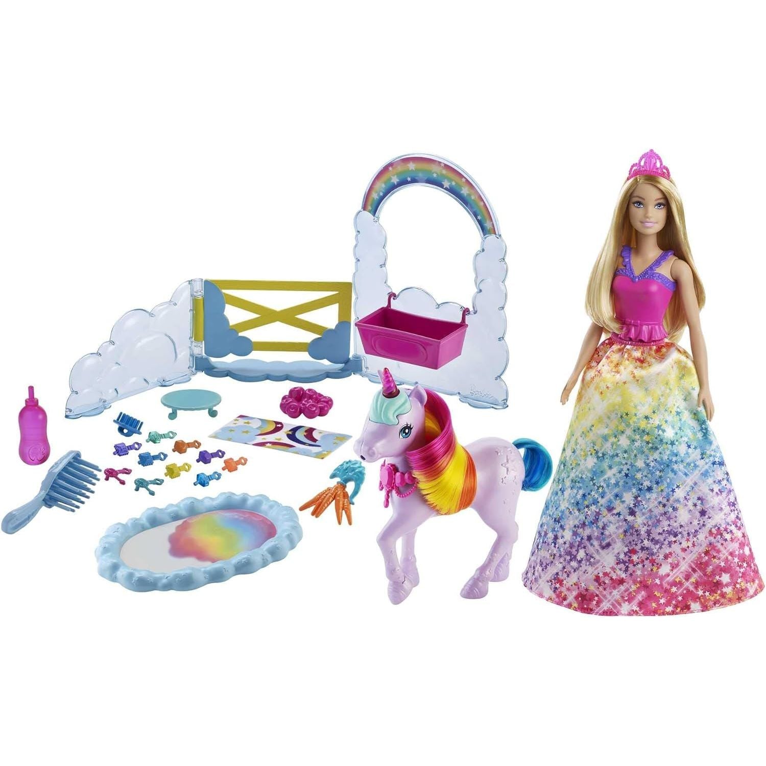 Barbie Dreamtopia Doll and Unicorn Playset