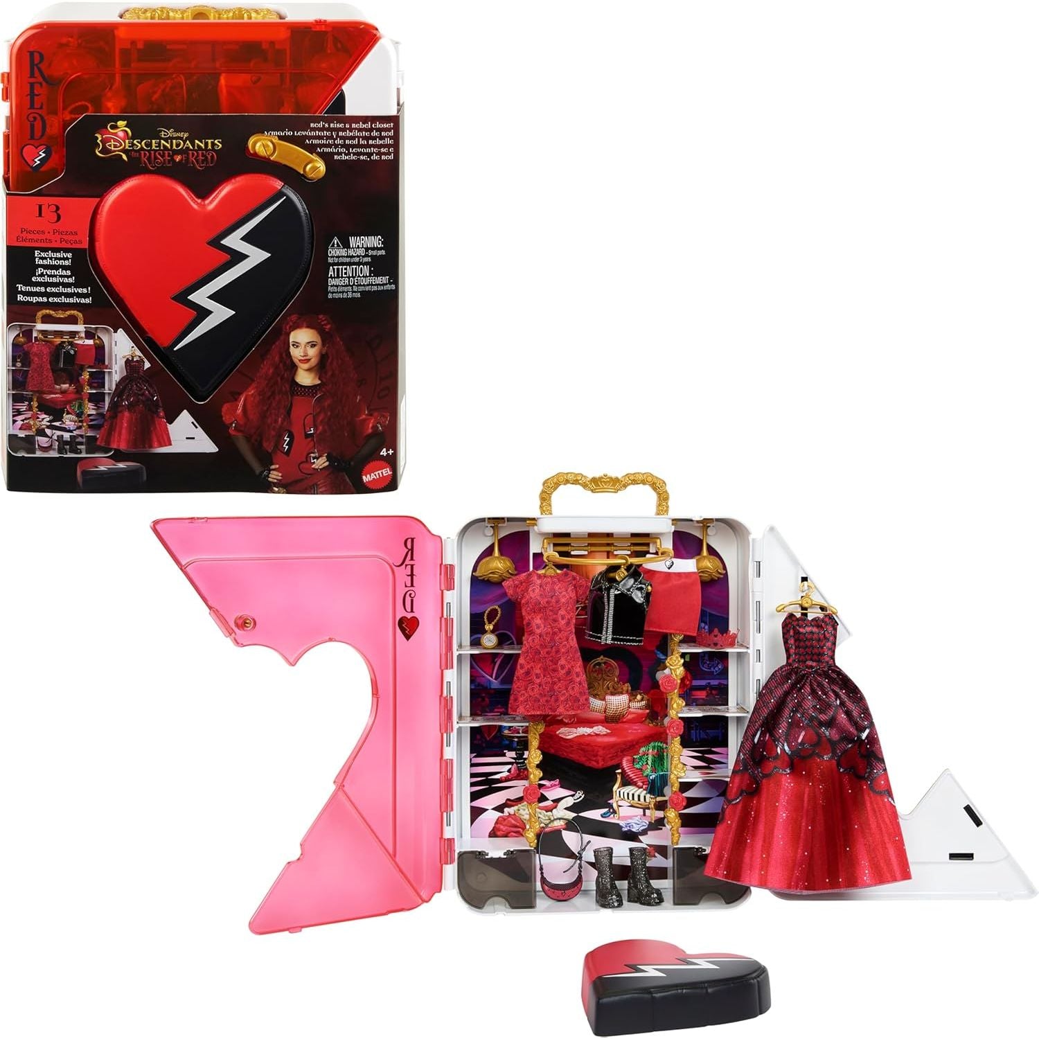 Disney Descendants: The Rise of Red, Red's Rise & Rebel Closet Playset