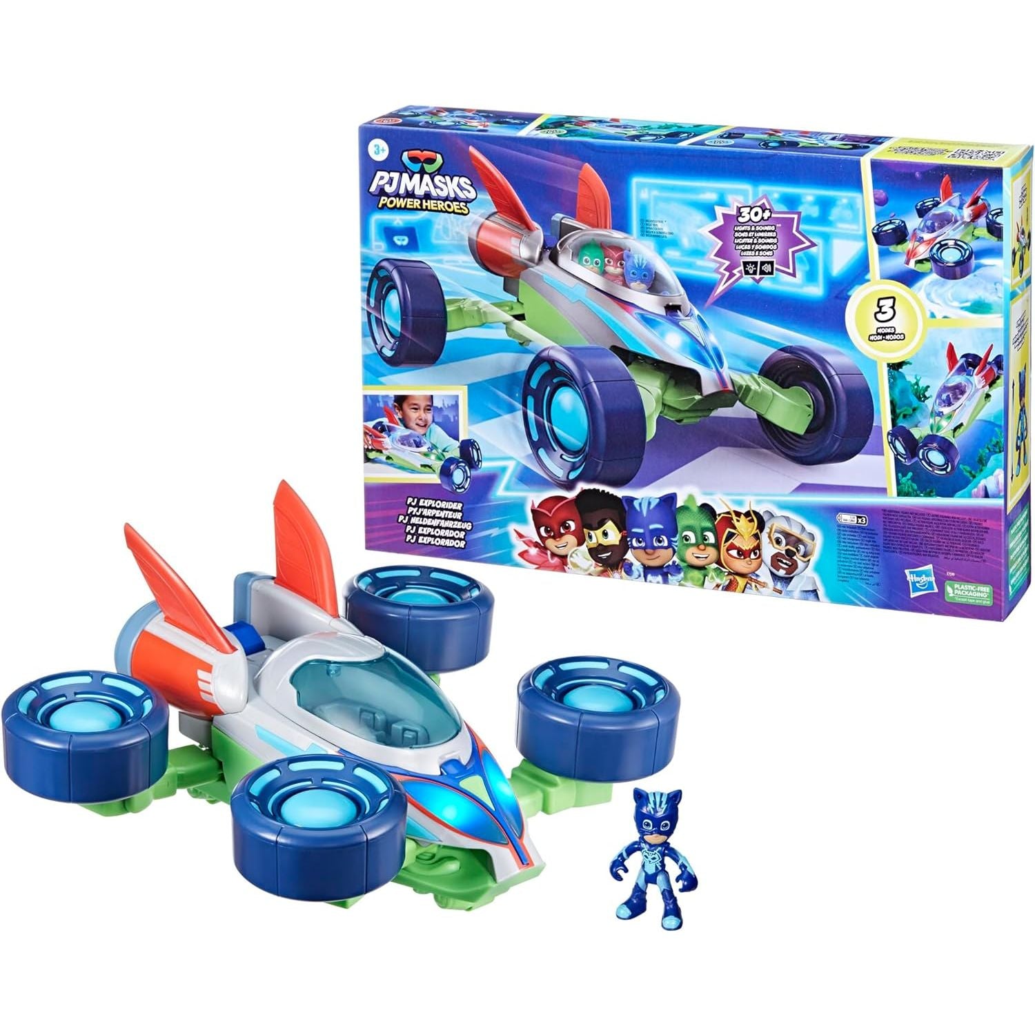 PJ Masks Power Heroes PJ Explorider, Converting PJ Masks Vehicle