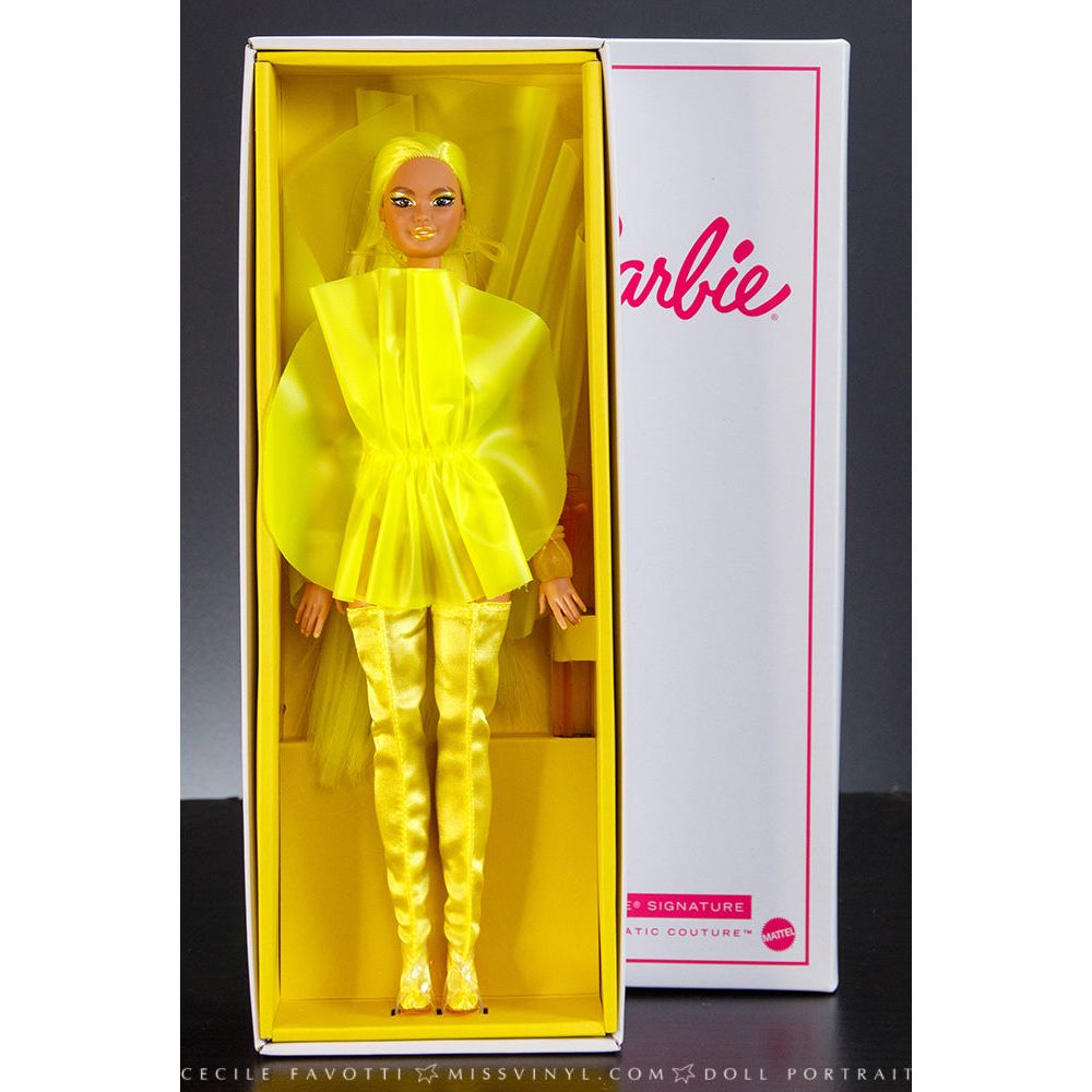 Barbie Signature Chromatic Yellow Couture Doll