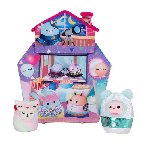 Squishmallows Squishville Slumber Party Deluxe Soft Playset
