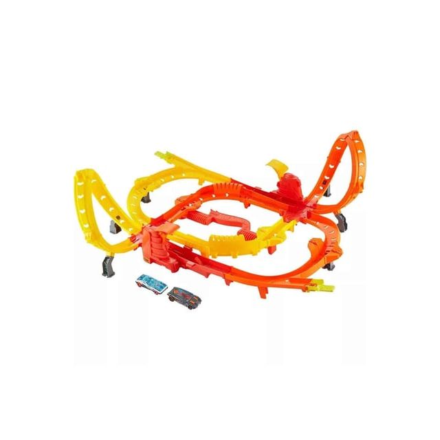 Hot Wheels Stunt Tracks Blast Launch Face-Off Playset