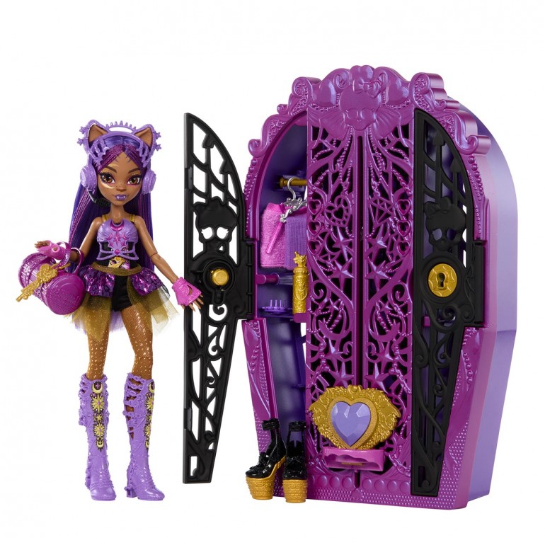 Monster High Doll Skulltimate Secrets Clawdeen Wolf Fashion Set