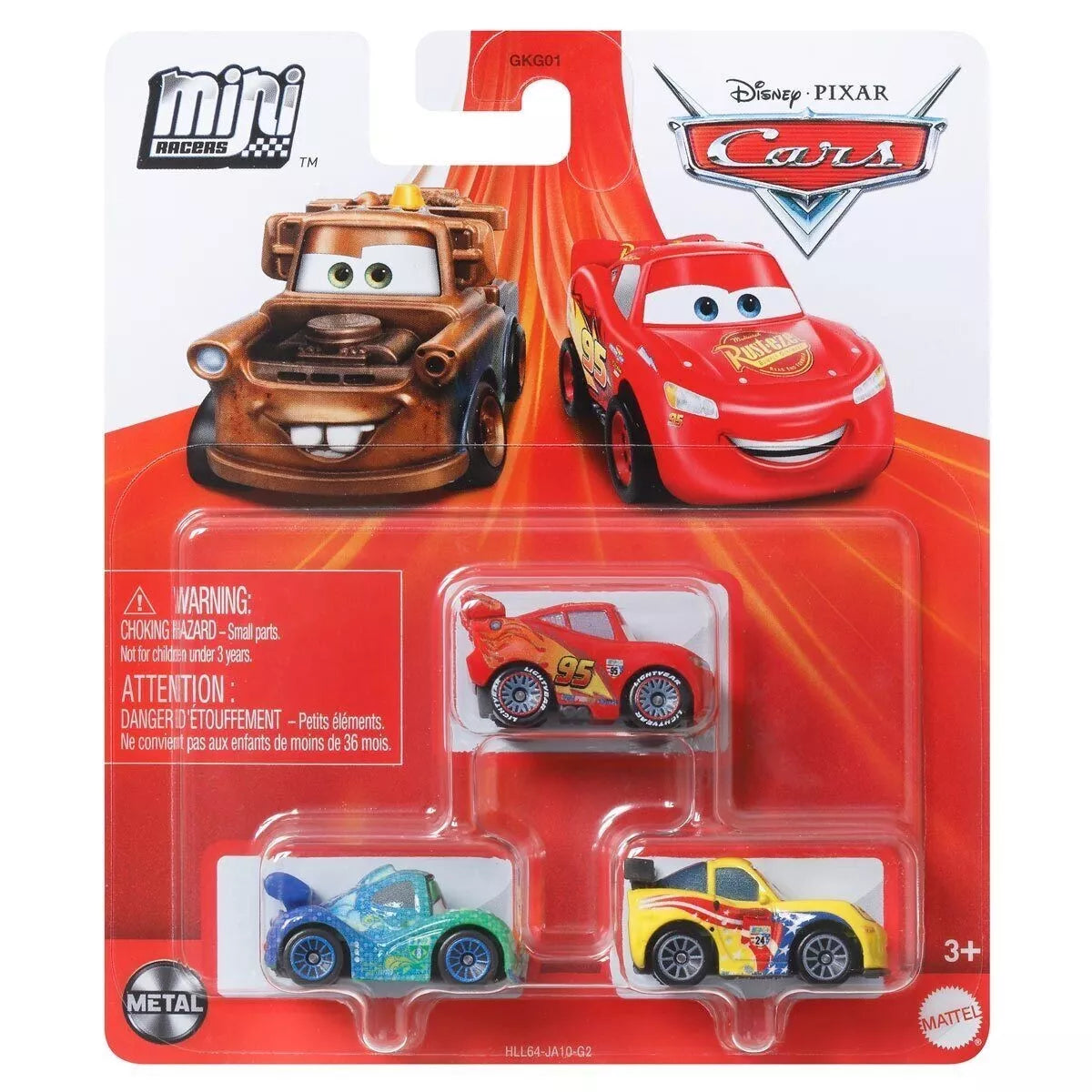 Disney Pixar Cars Hot Rod Mini Racers 3pk