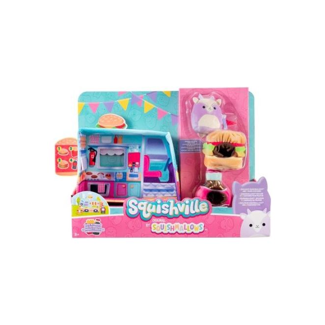 Squishmallows Squishville Eats 'n Treats Deluxe Play Scene Playset