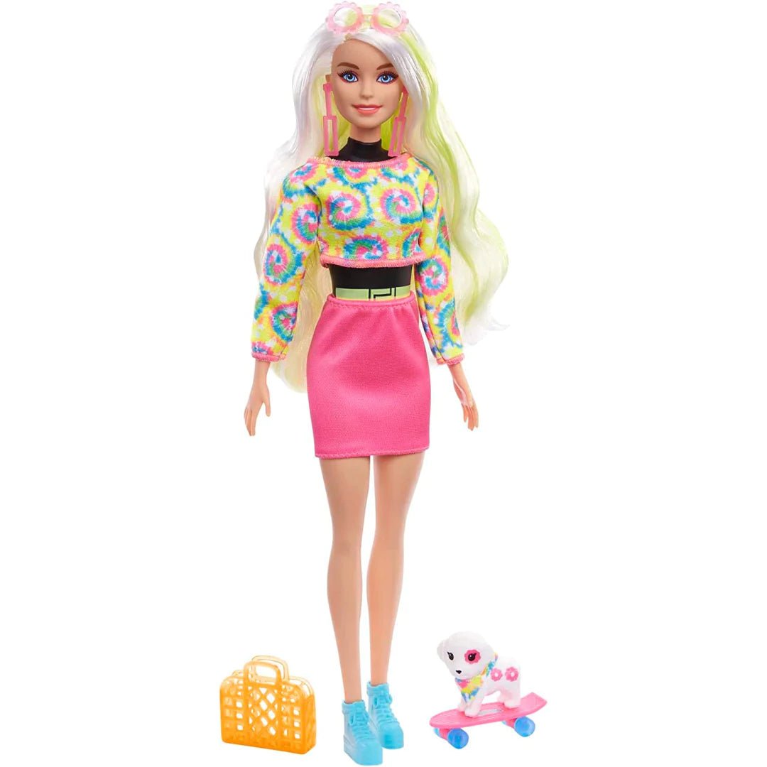 Barbie Colour Reveal Totally Neon Fashions Doll With Accessories - Toywell
