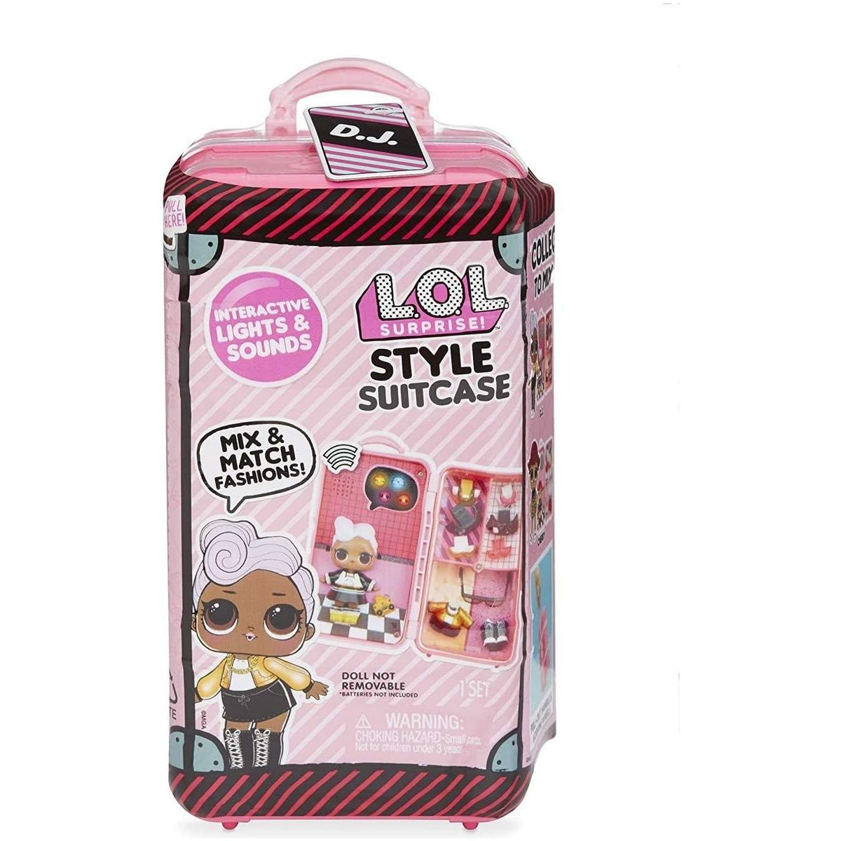 L.O.L Surprise! Style Suitcase - As If D.J. Doll Playset - Toywell