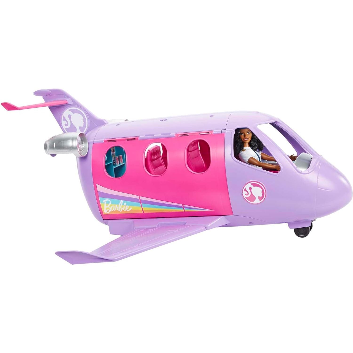 Barbie Pink Airplane Adventures with Barbie Pilot Doll