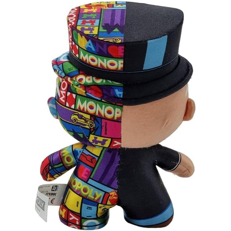 YuMe Toys DZNR Premium Plush In A Box Mr Monopoly Plush Toy