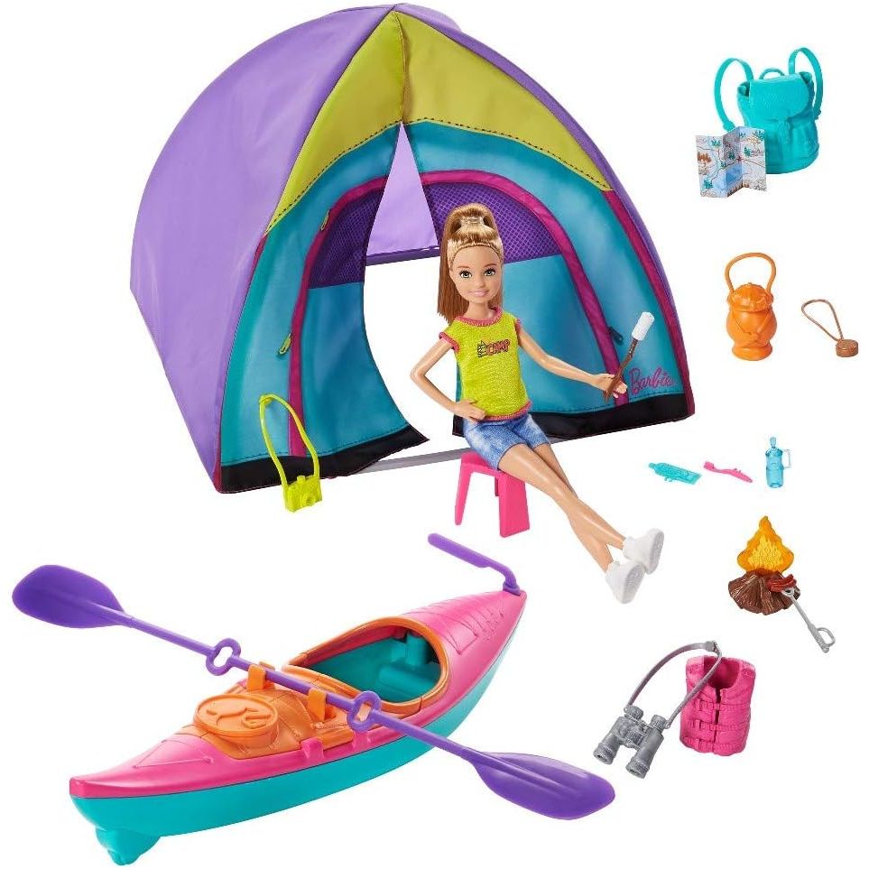 Barbie Team Stacie Summer Camp Doll and Playset