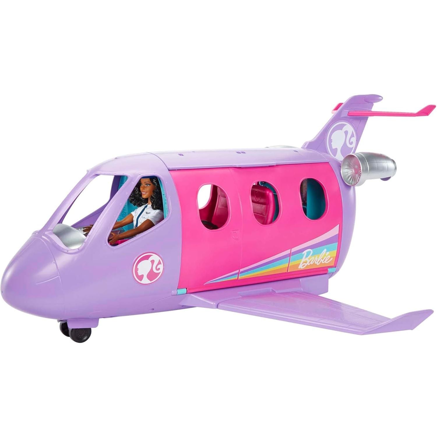 Barbie Pink Airplane Adventures with Barbie Pilot Doll
