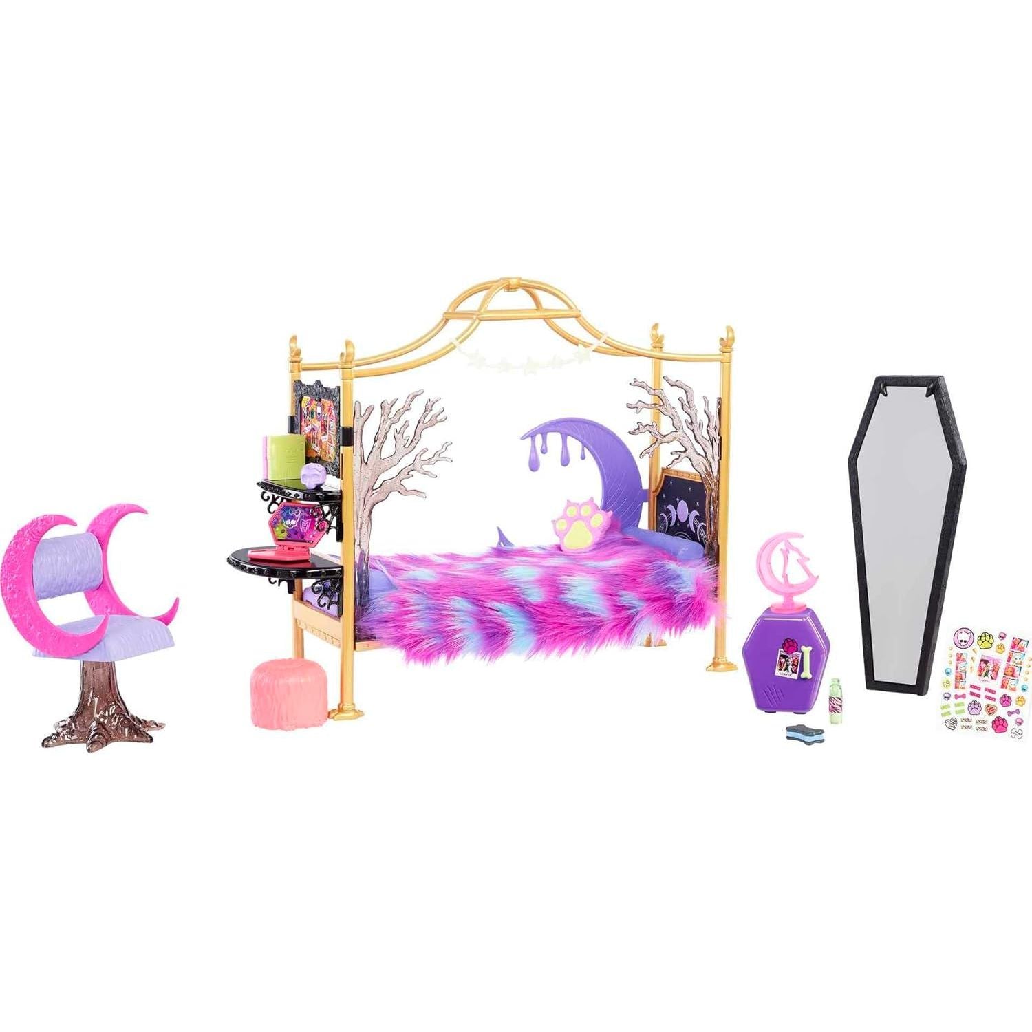 Monster High Clawdeen Wolf Bedroom Playset