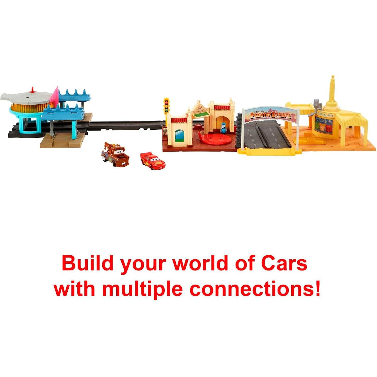 Disney Pixar Cars On The Road Radiator Springs Tour Playset