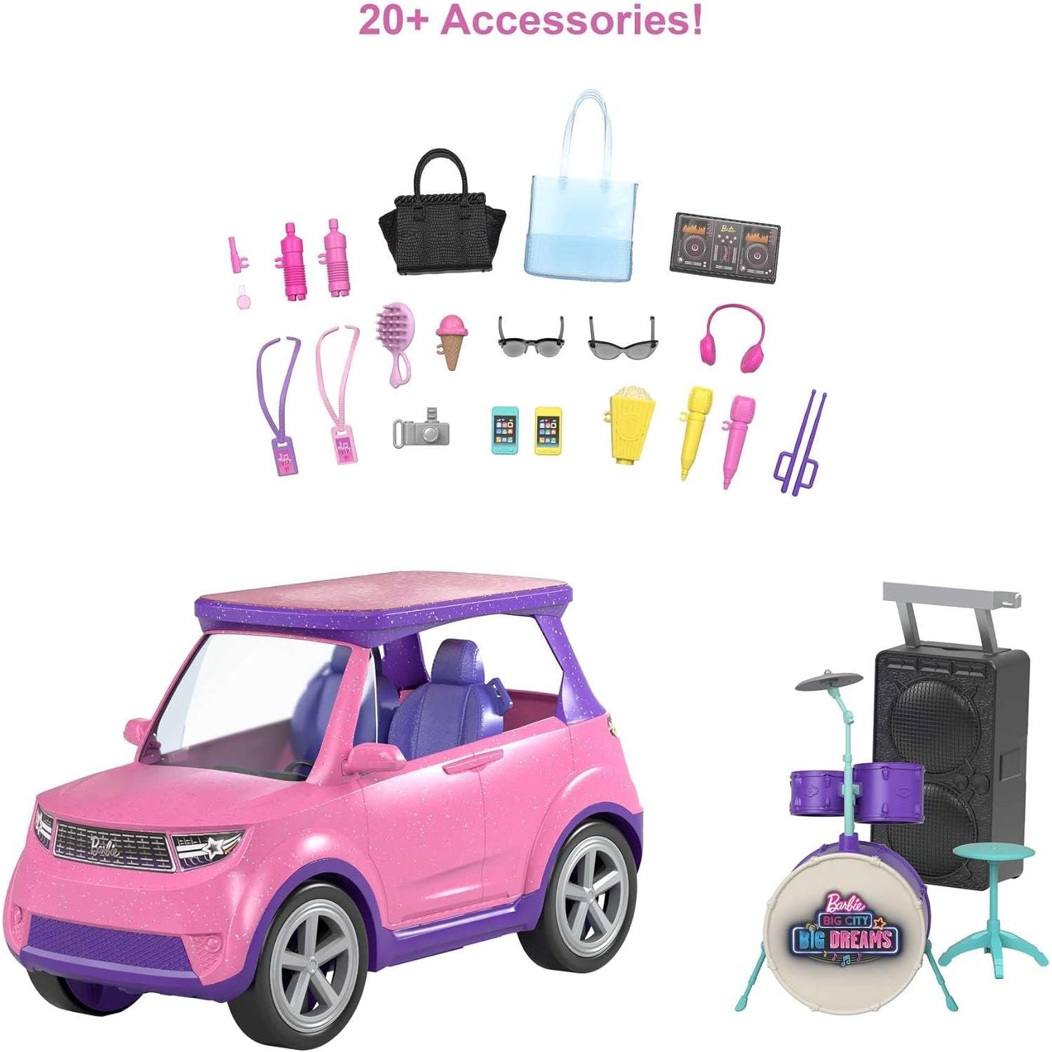 Barbie: Big City, Big Dreams Transforming Vehicle Playset
