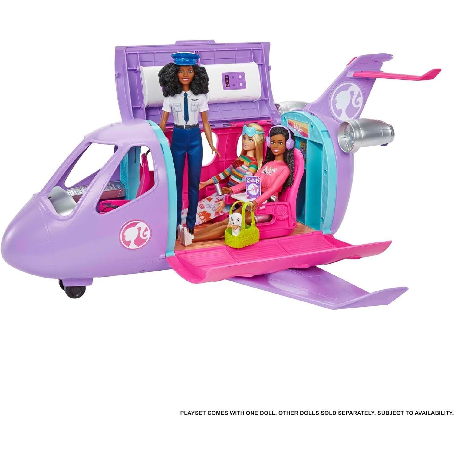 Barbie Pink Airplane Adventures with Barbie Pilot Doll
