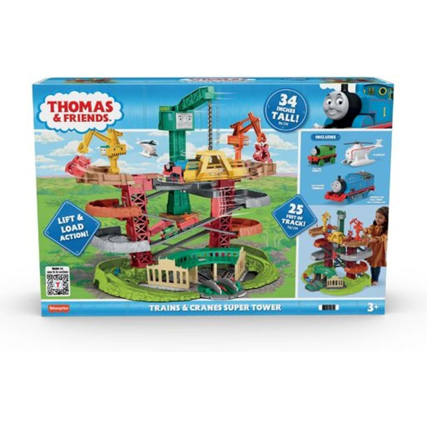 Thomas & Friends Track Set Trains & Cranes Super Tower Track Set