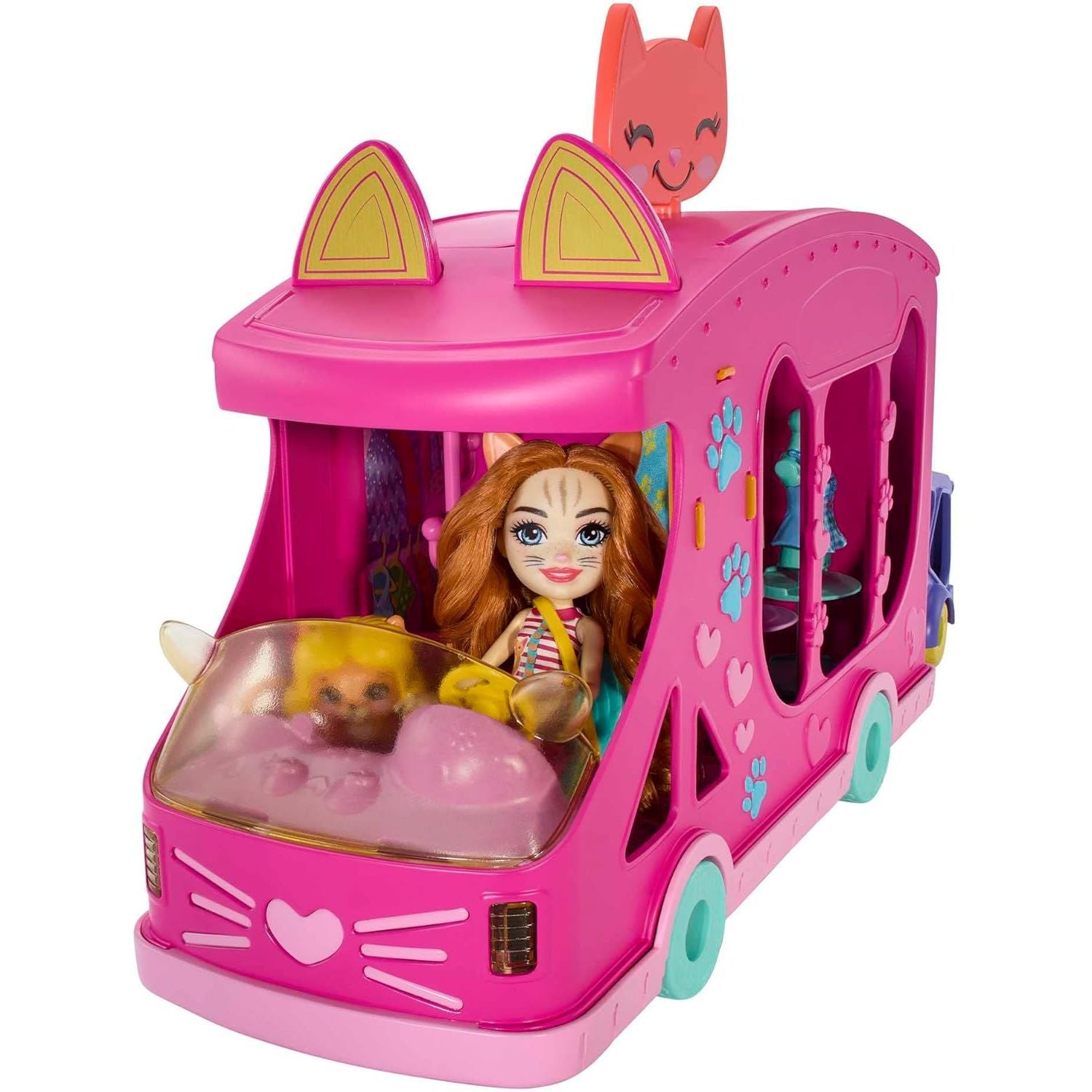 Enchantimals Glam Party Doll Fashion and Car Playset