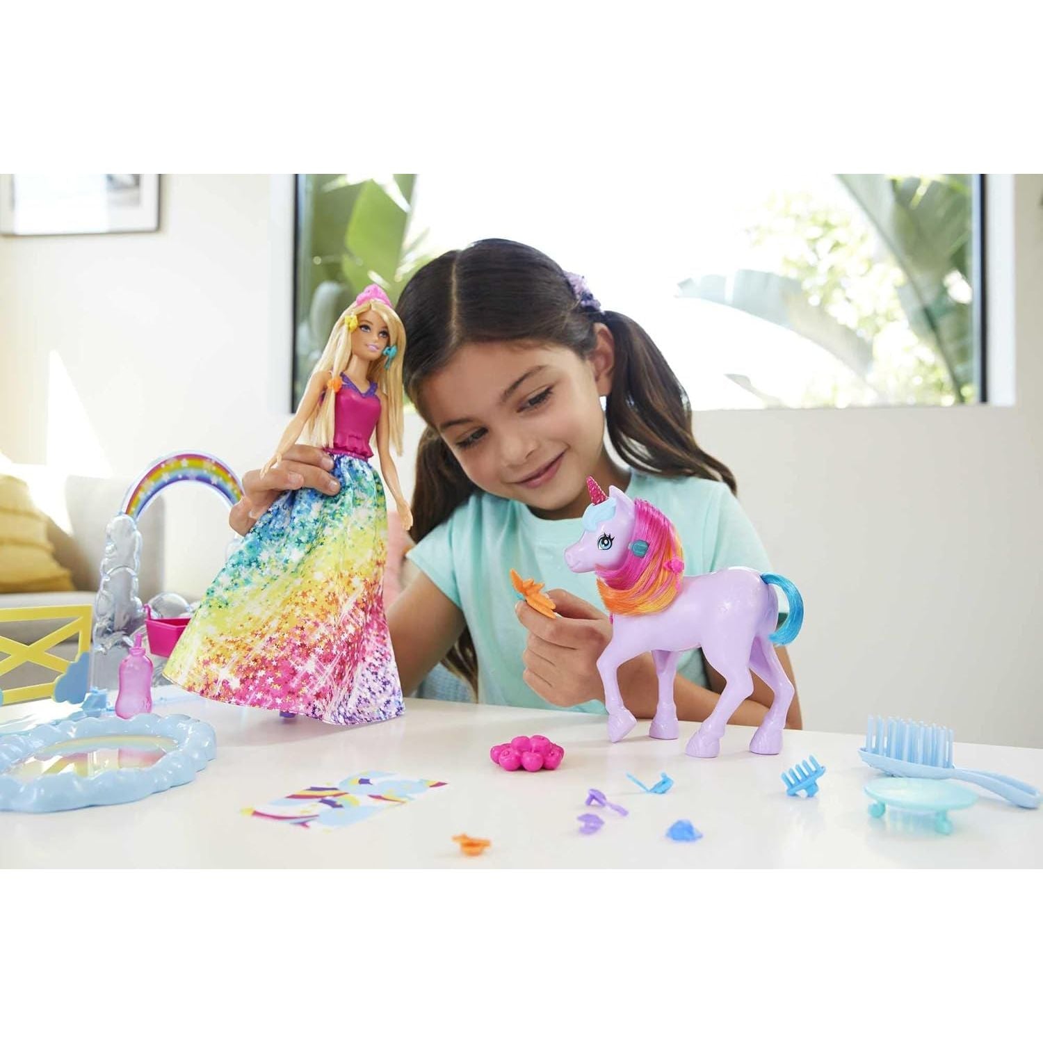 Barbie Dreamtopia Doll and Unicorn Playset
