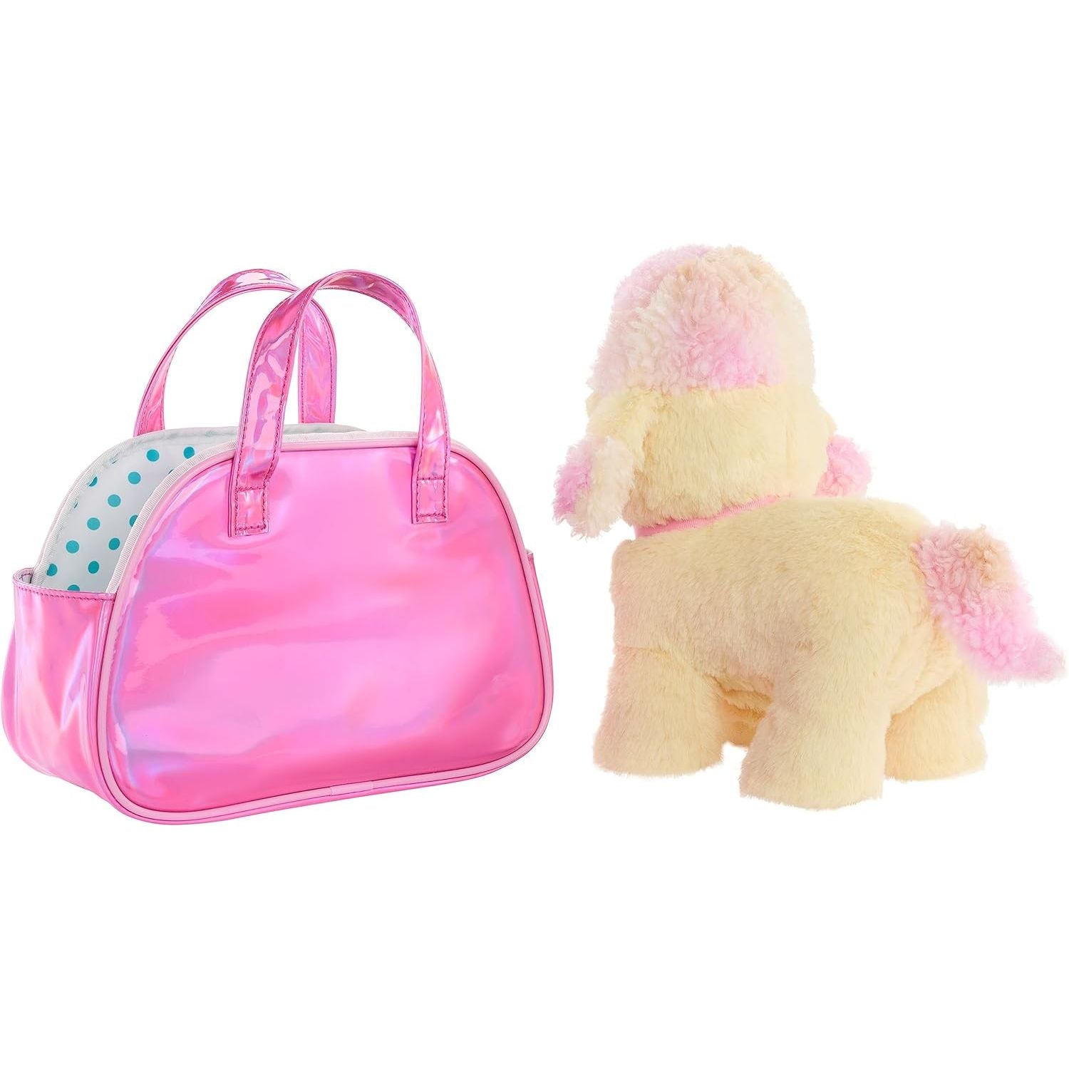 Barbie Salon Pet Adventure Stuffed Poodle with Themed Purse