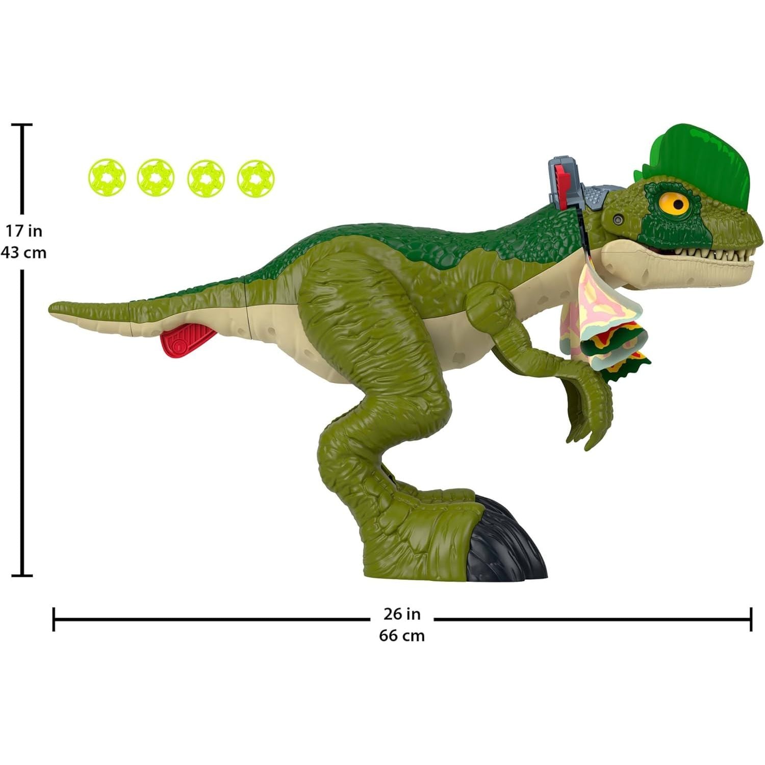 Imaginext Jurassic World Dinosaurs Attack Mode Dilophosaurus