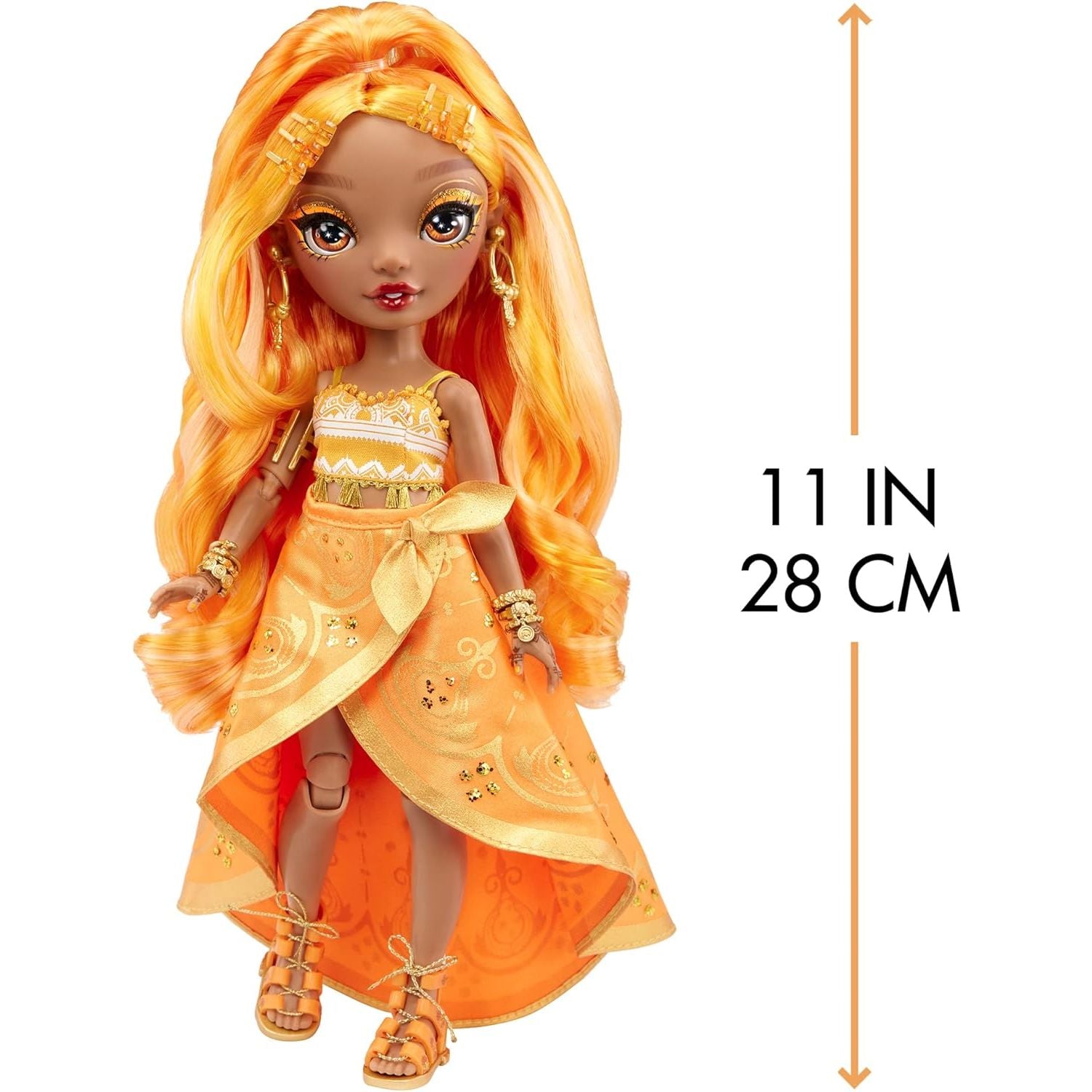 Rainbow High Meena Fleur Saffron Gold Fashion Doll