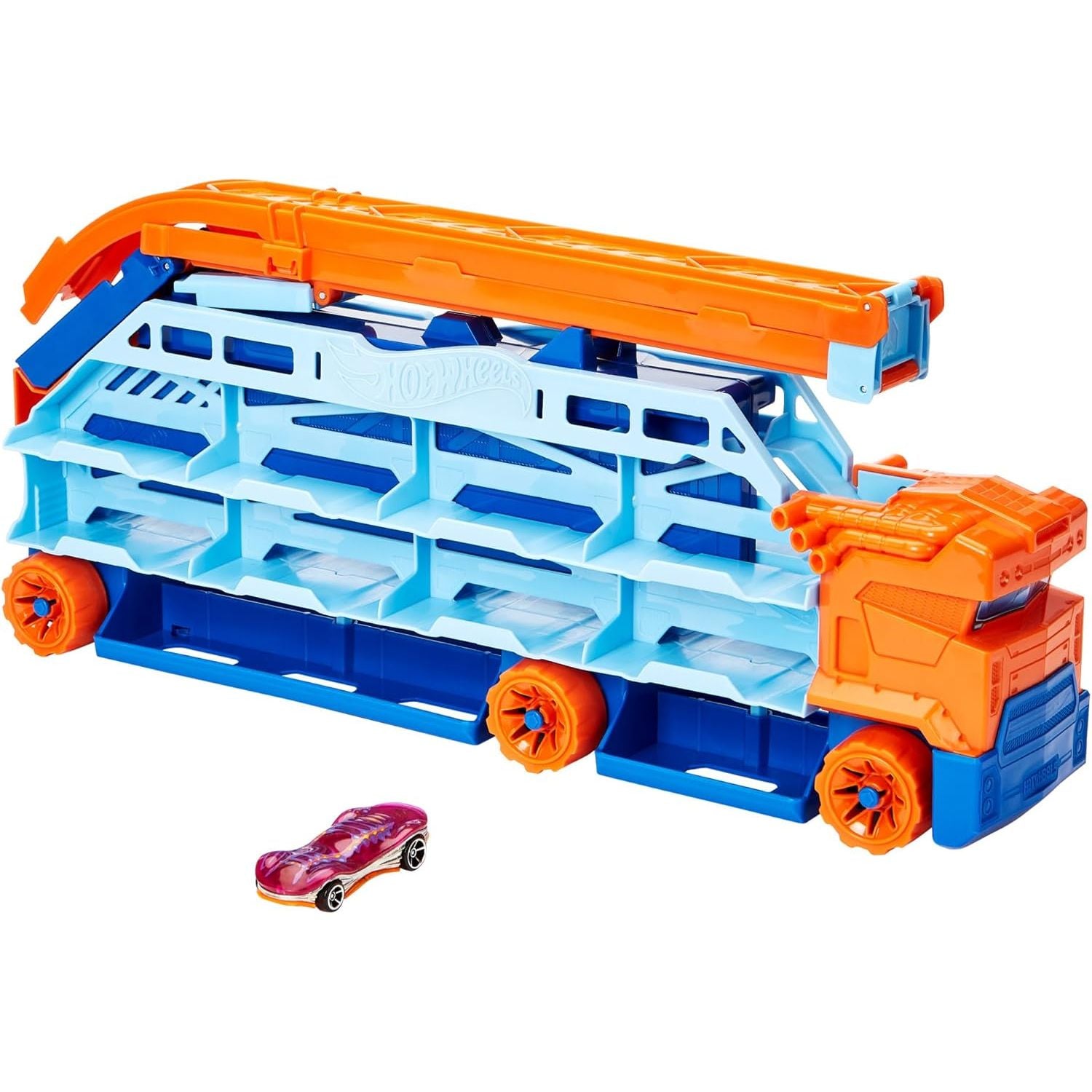 Hot Wheels City Speed Drop Transport Hauler