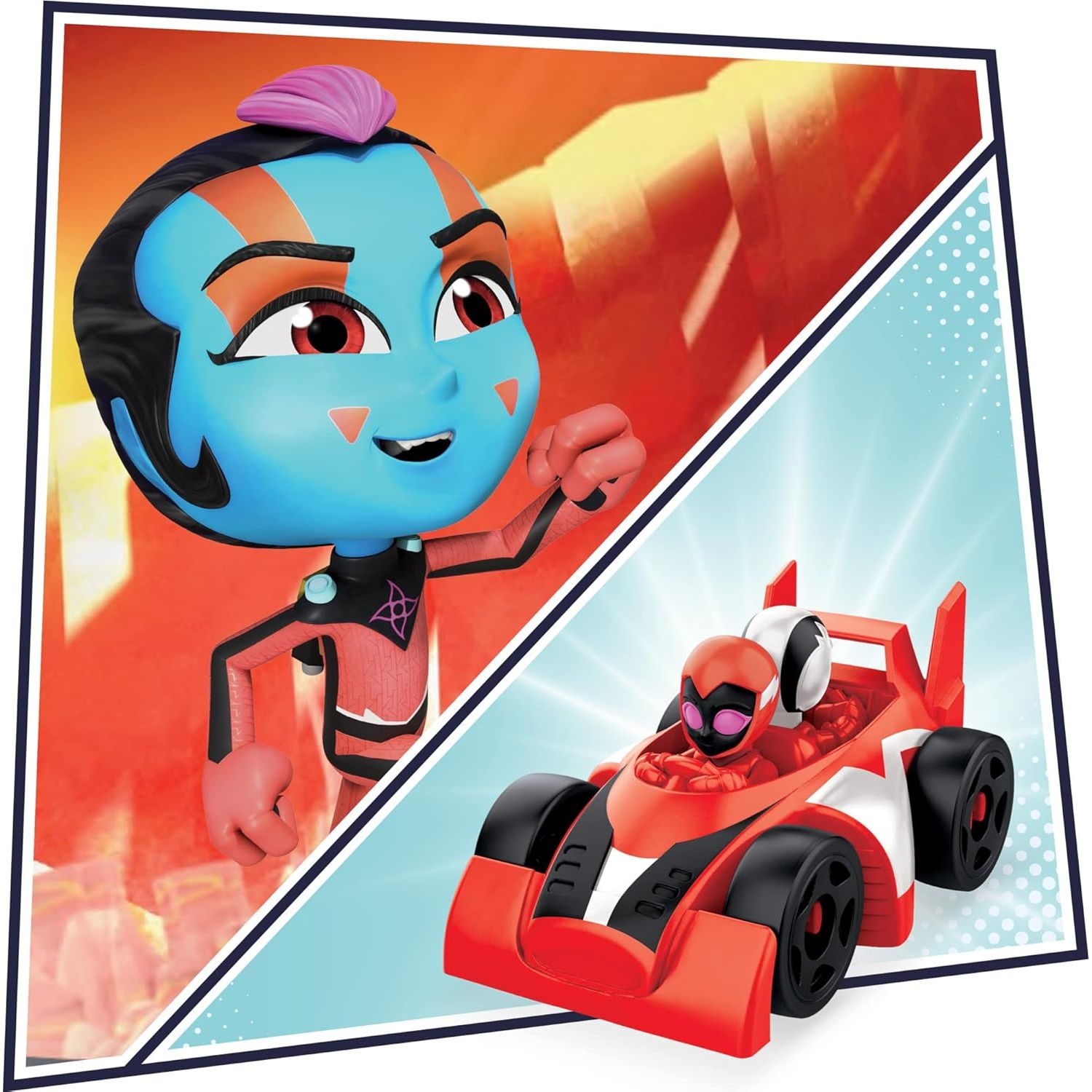 PJ Masks Animal Power Smash and Zoom Racetrack Playset