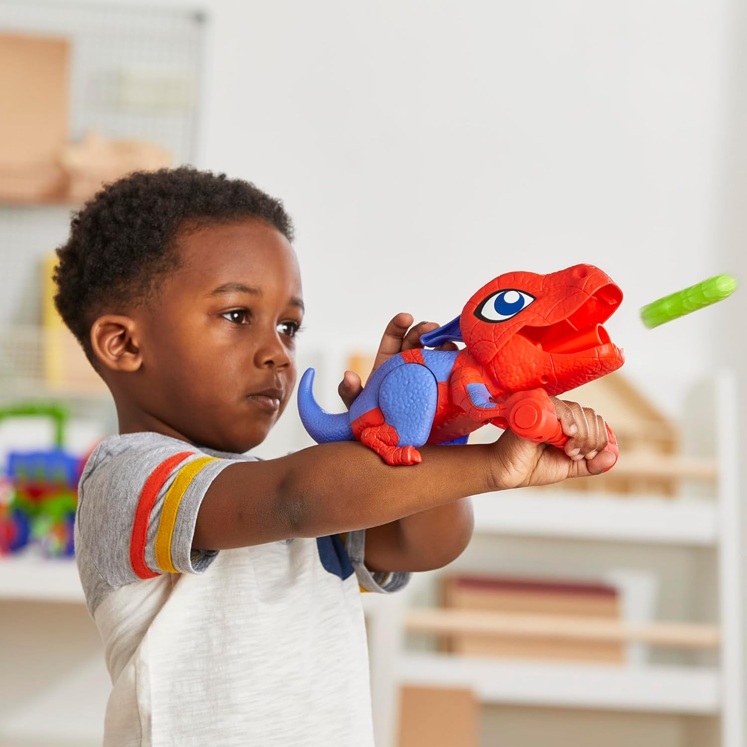 Marvel Spidey Amazing Friends Dino Spidey Nerf Web Launcher