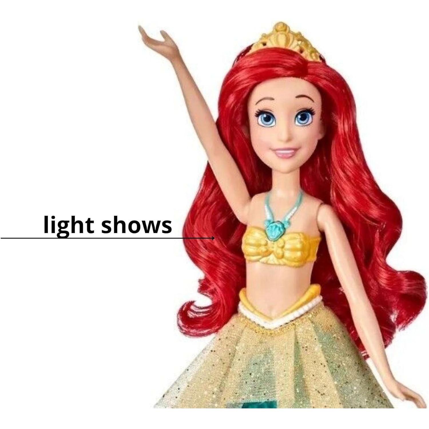 Disney Princess Ocean Lights Ariel Doll