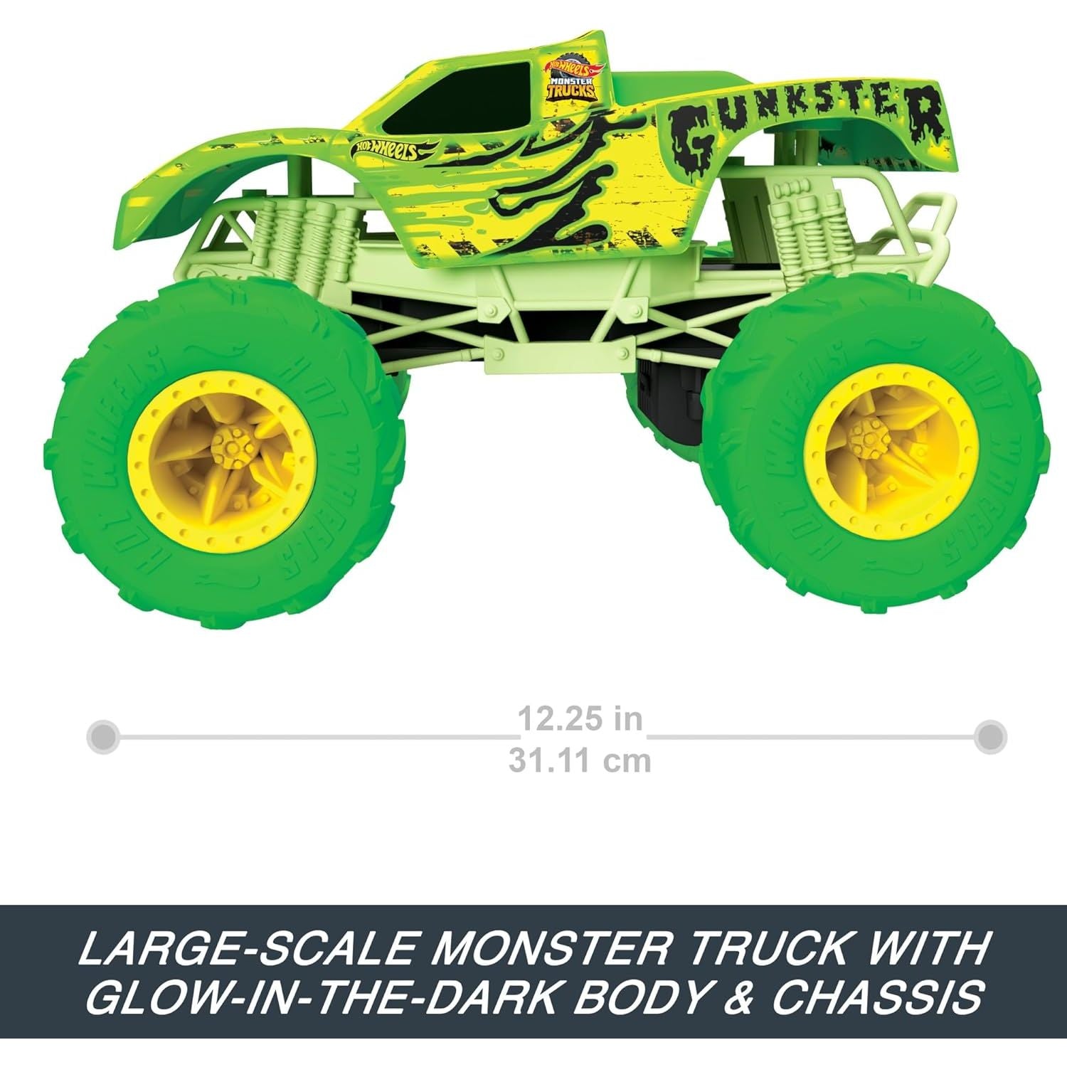 Hot Wheels Monster Trucks Gunkster RC Vehicle