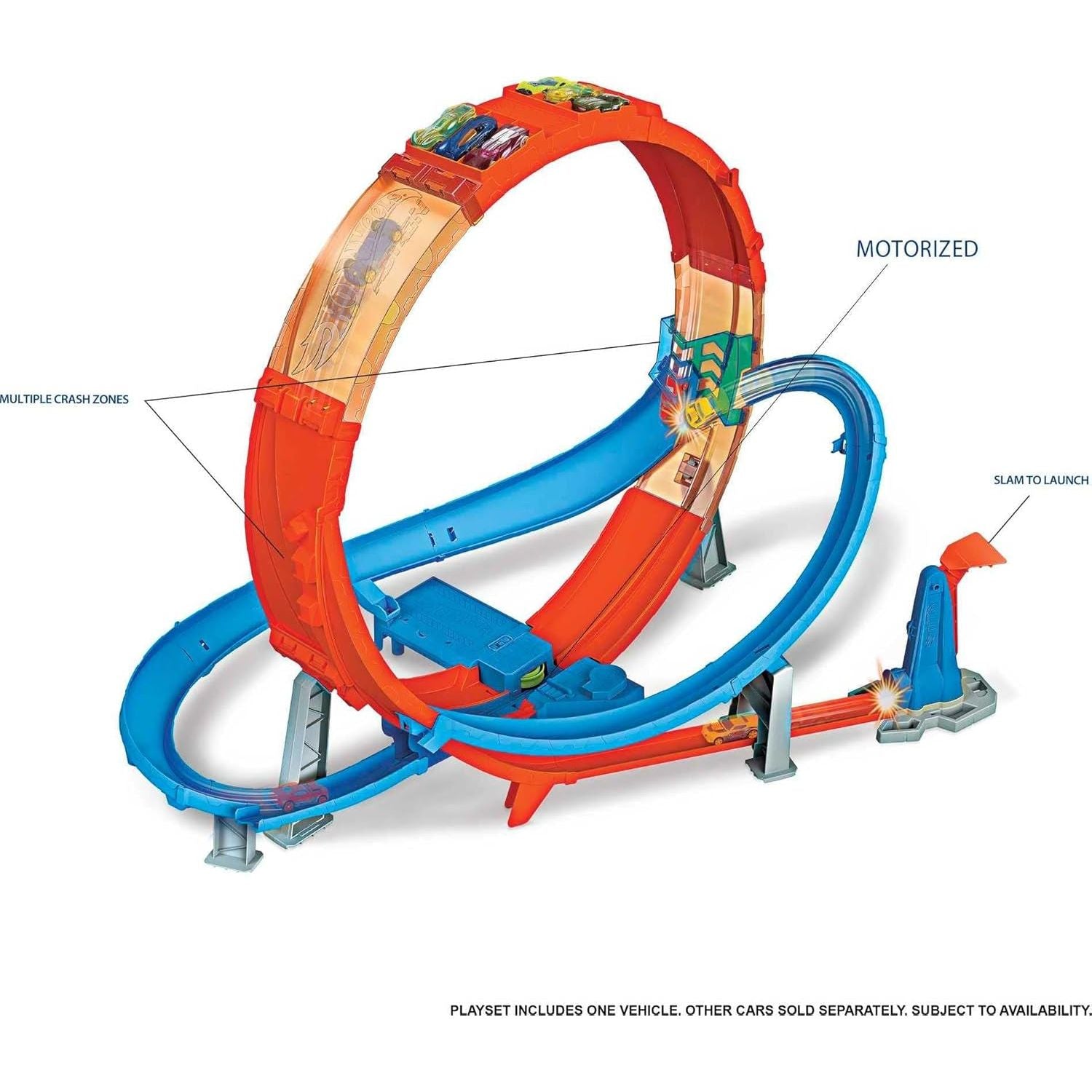 Hot Wheels Massive Loop Mayhem Track Set