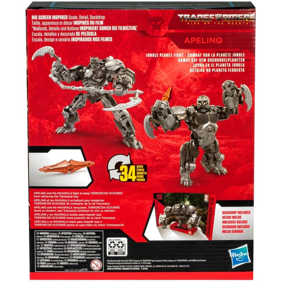 Transformers Studio Series Leader Class Rise of the Beasts 116 Apelinq Action Figure