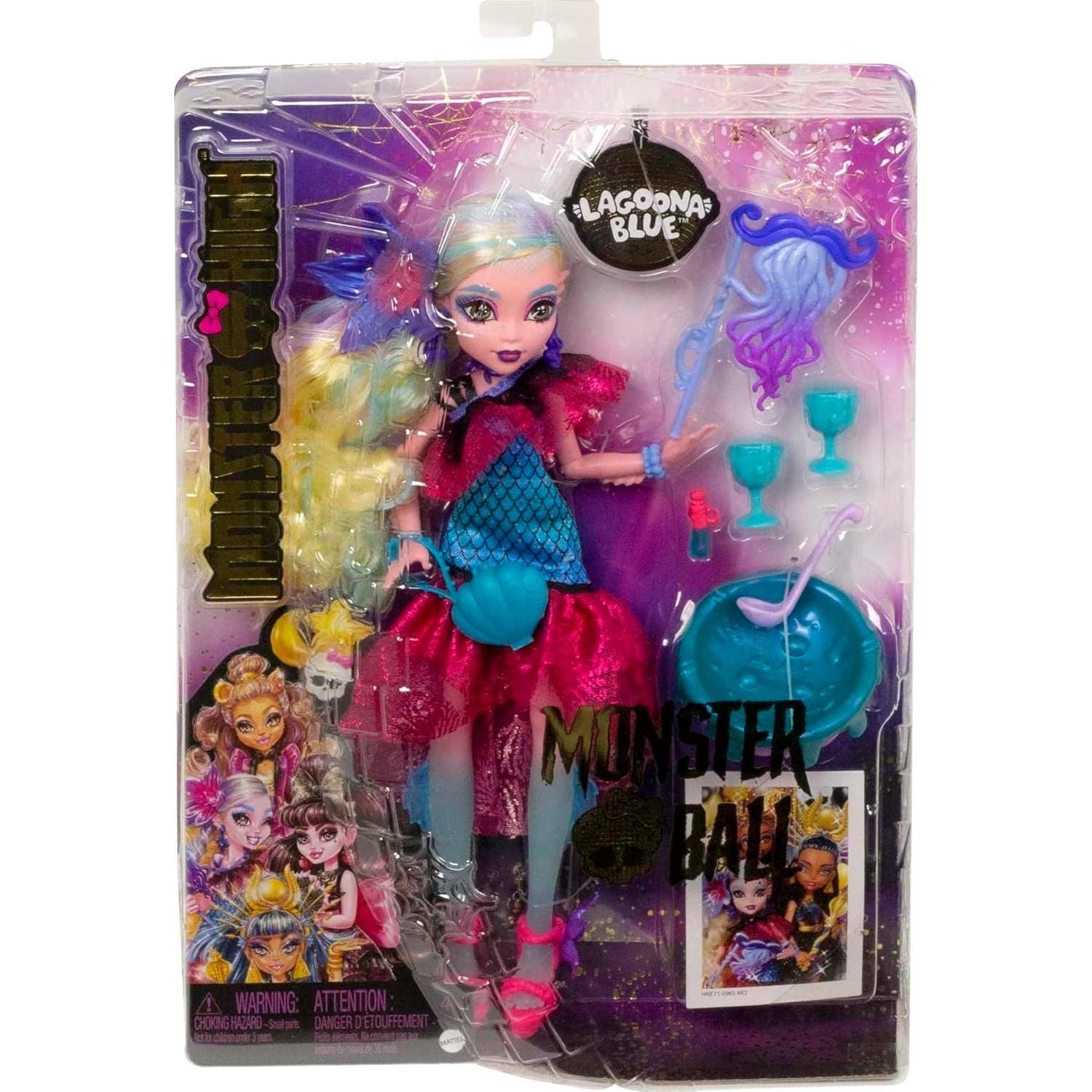 Monster High Monster Ball Lagoona Blue Fashion Doll