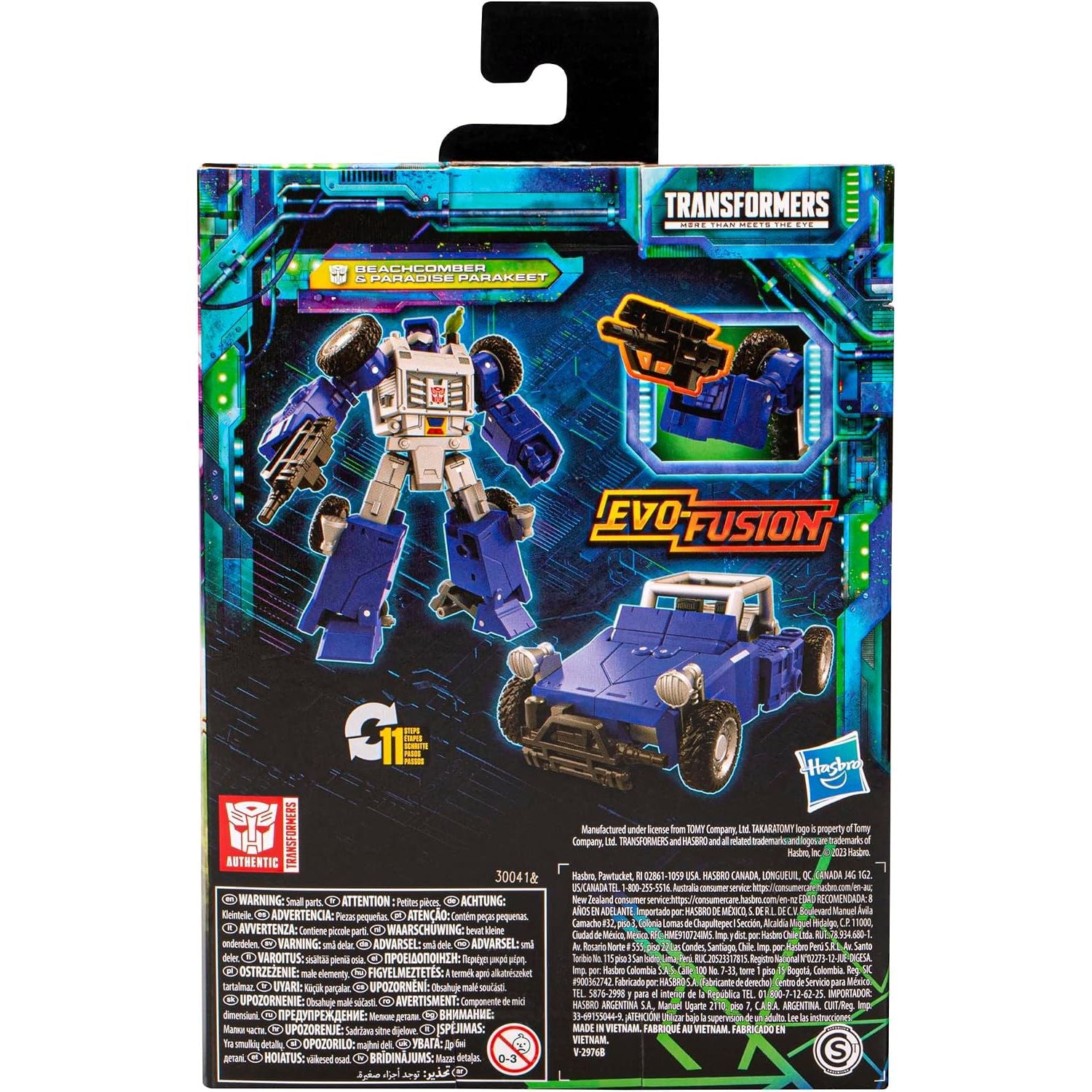 Transformers Legacy Evolution Deluxe Class Beachcomber & Paradise Parakeet Figure