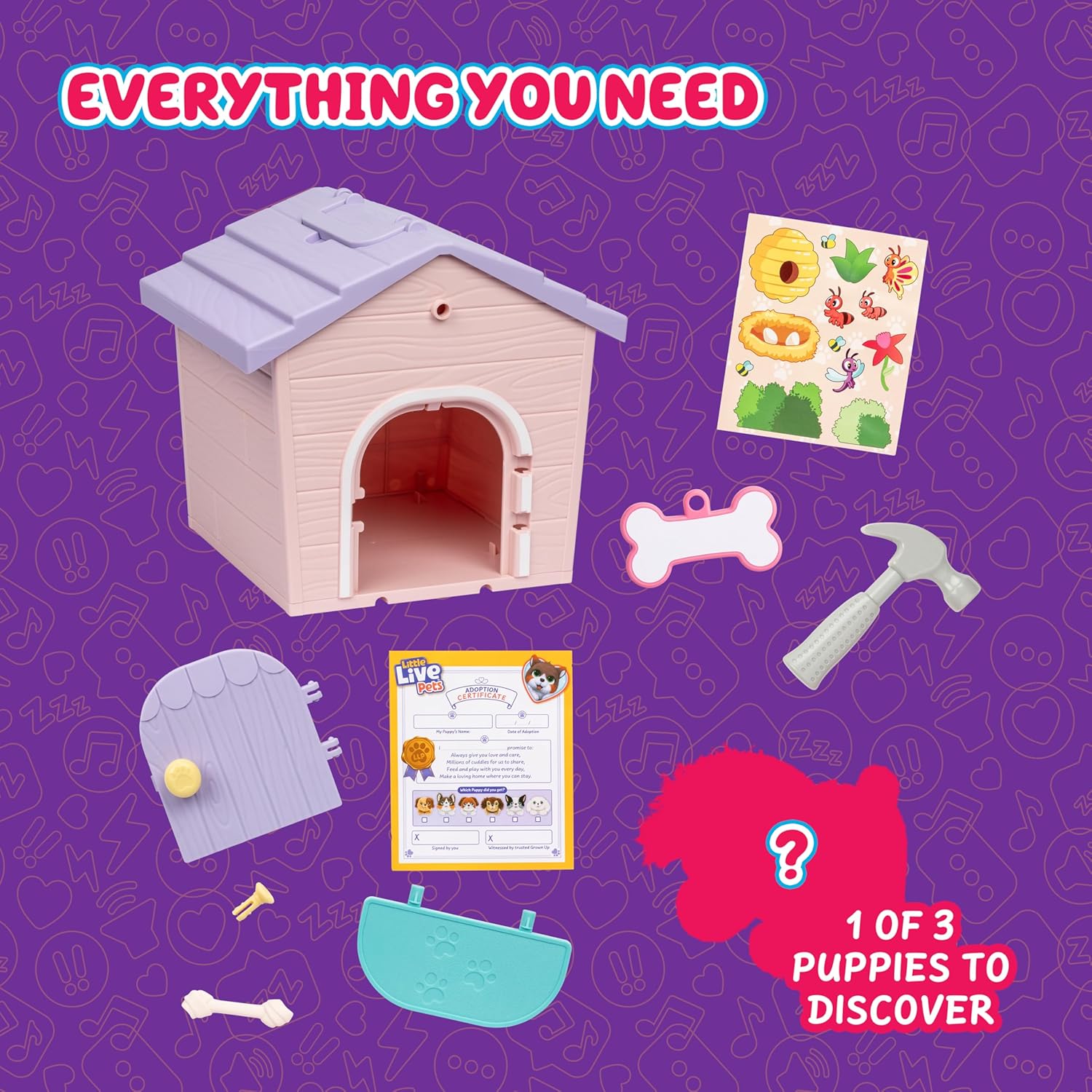 Little Live Pets My Home Minis Plush Toy with Kennel