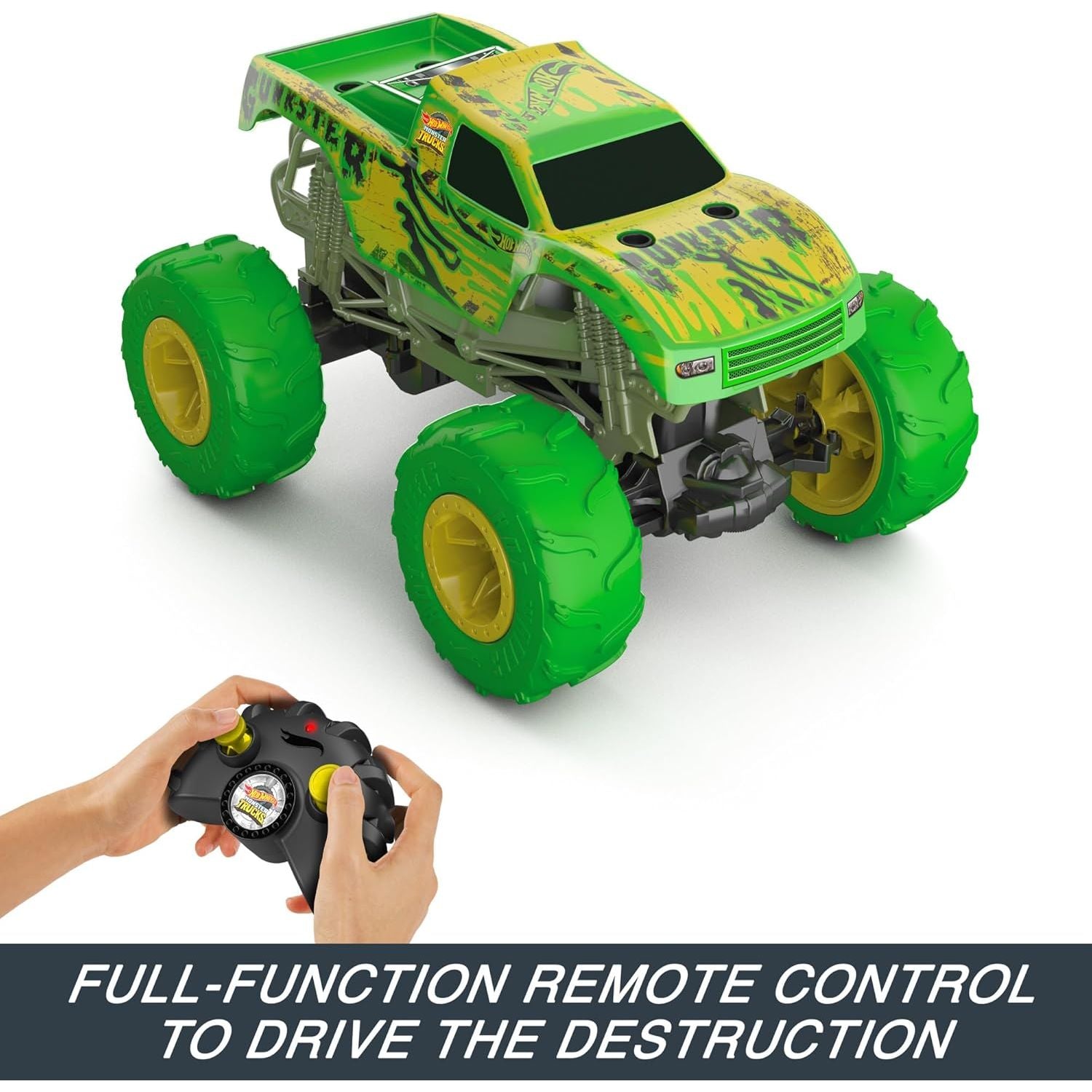 Hot Wheels Monster Trucks Gunkster RC Vehicle