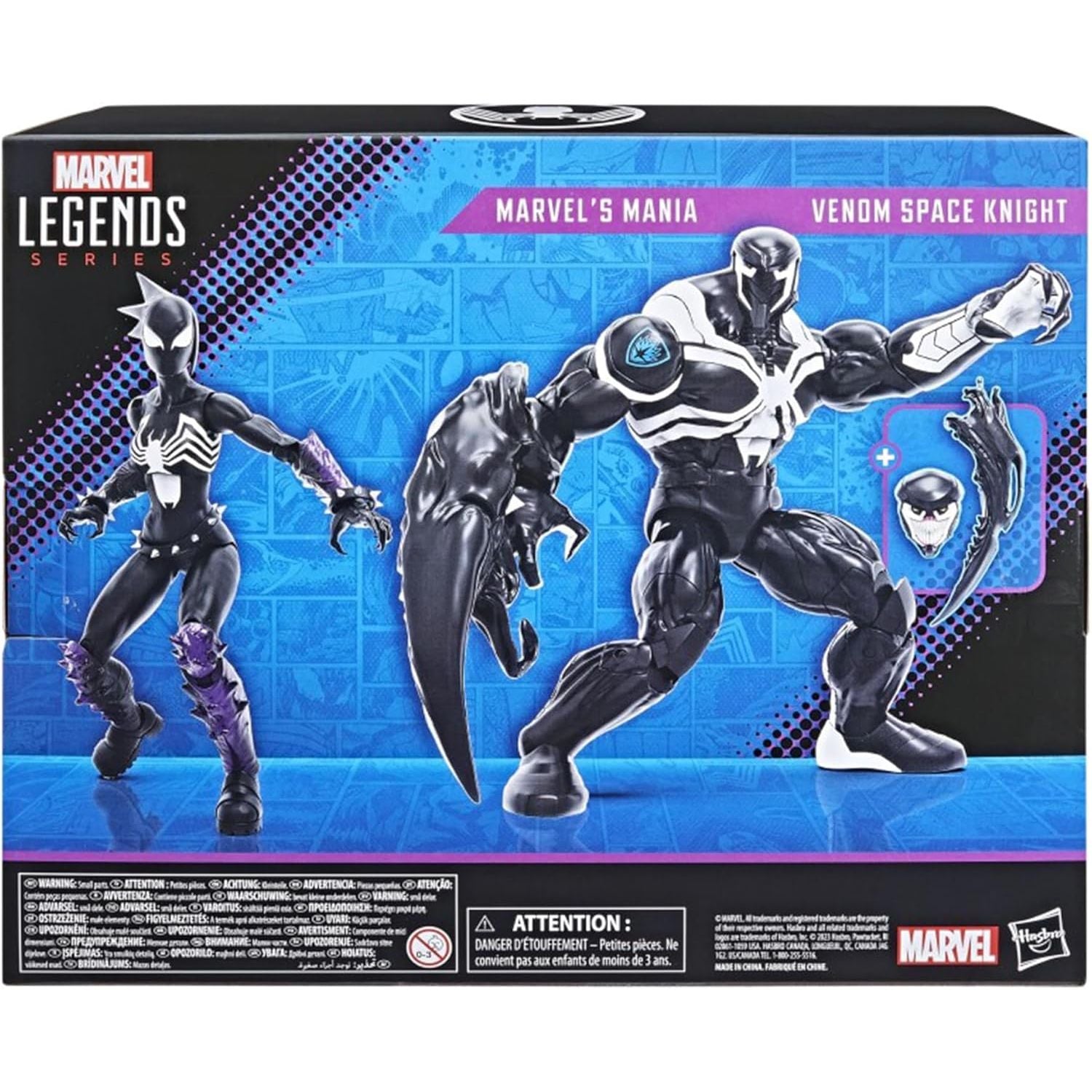 Marvel Legends Series Venom Space Knight and Marvel's Mania 2 Pack