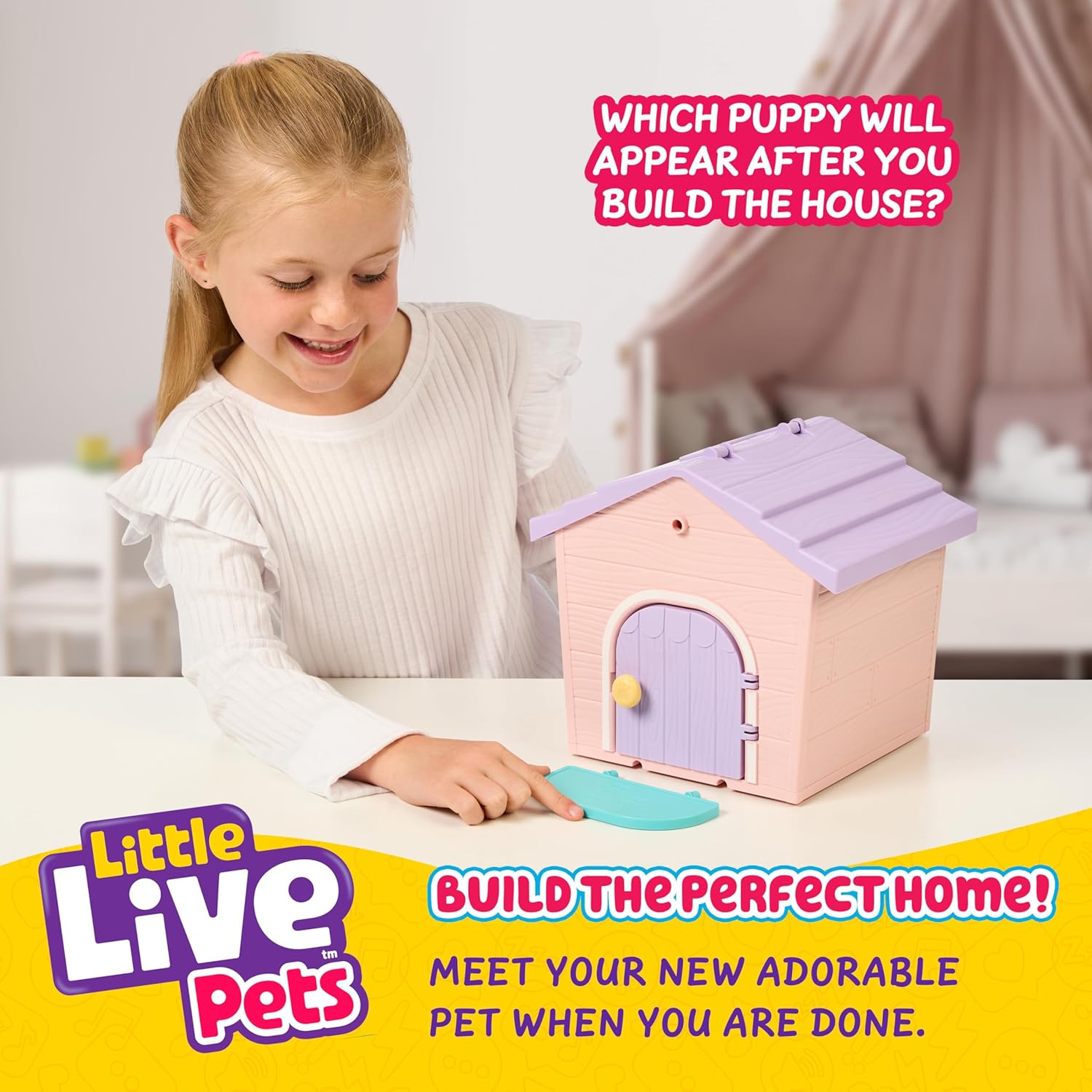 Little Live Pets My Home Minis Plush Toy with Kennel
