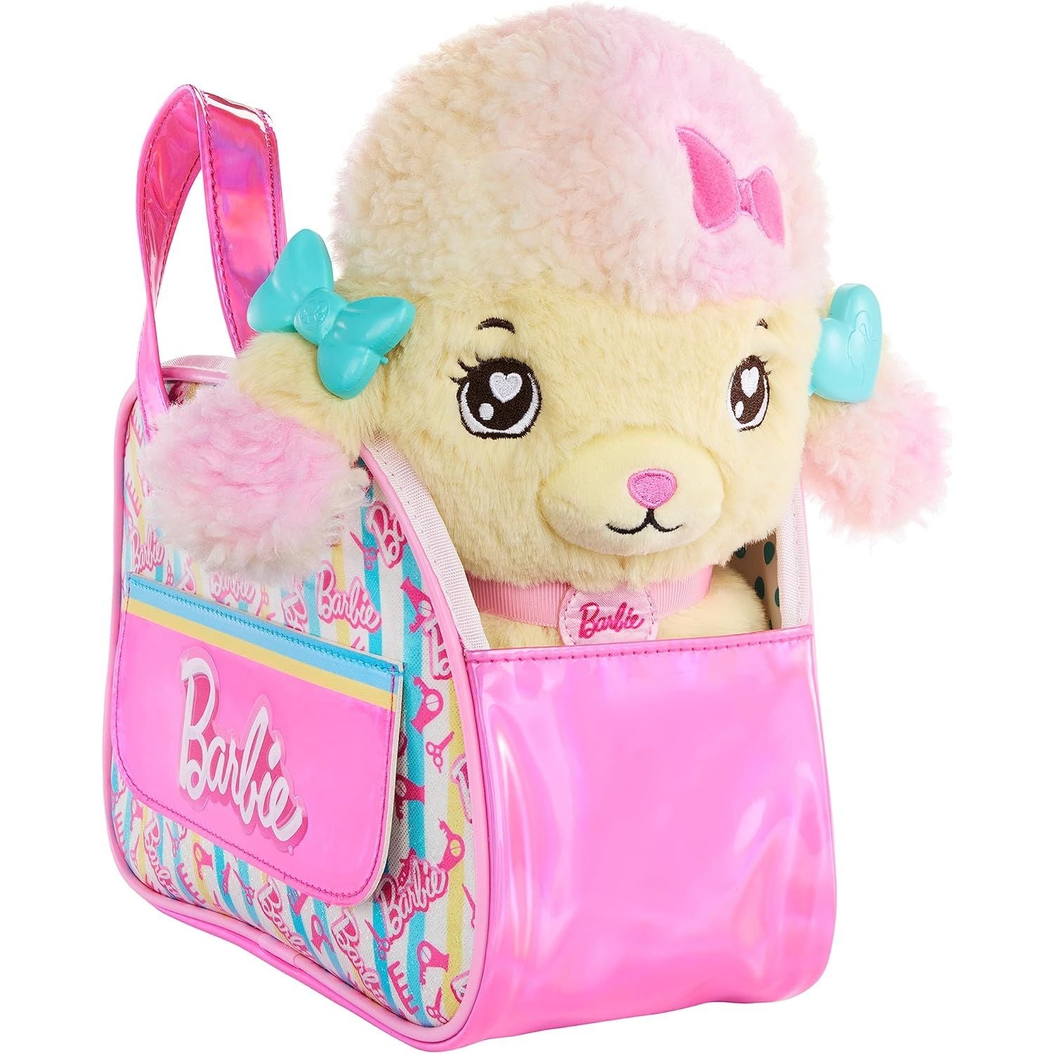 Barbie Salon Pet Adventure Stuffed Poodle with Themed Purse