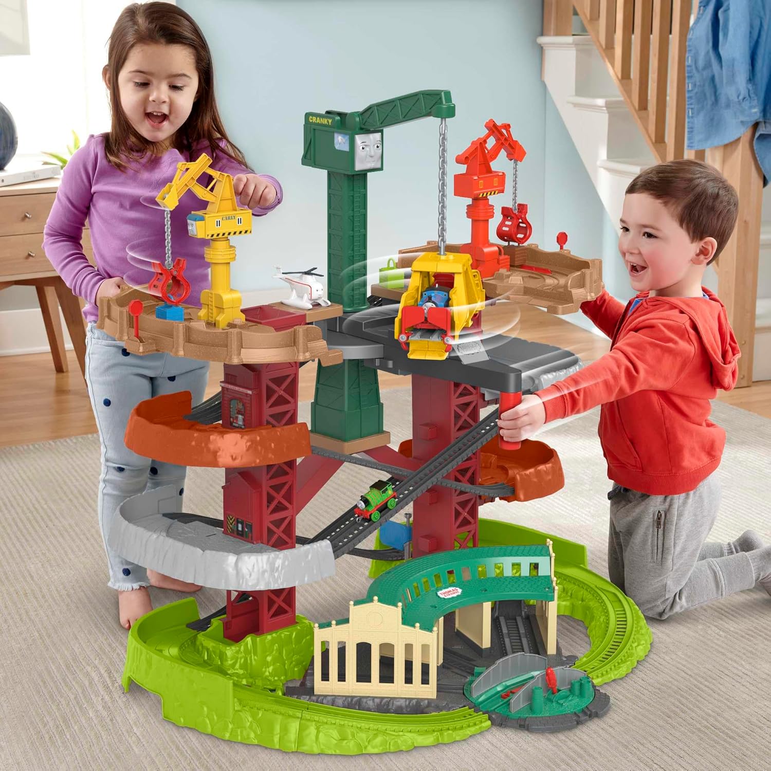 Thomas & Friends Track Set Trains & Cranes Super Tower Track Set