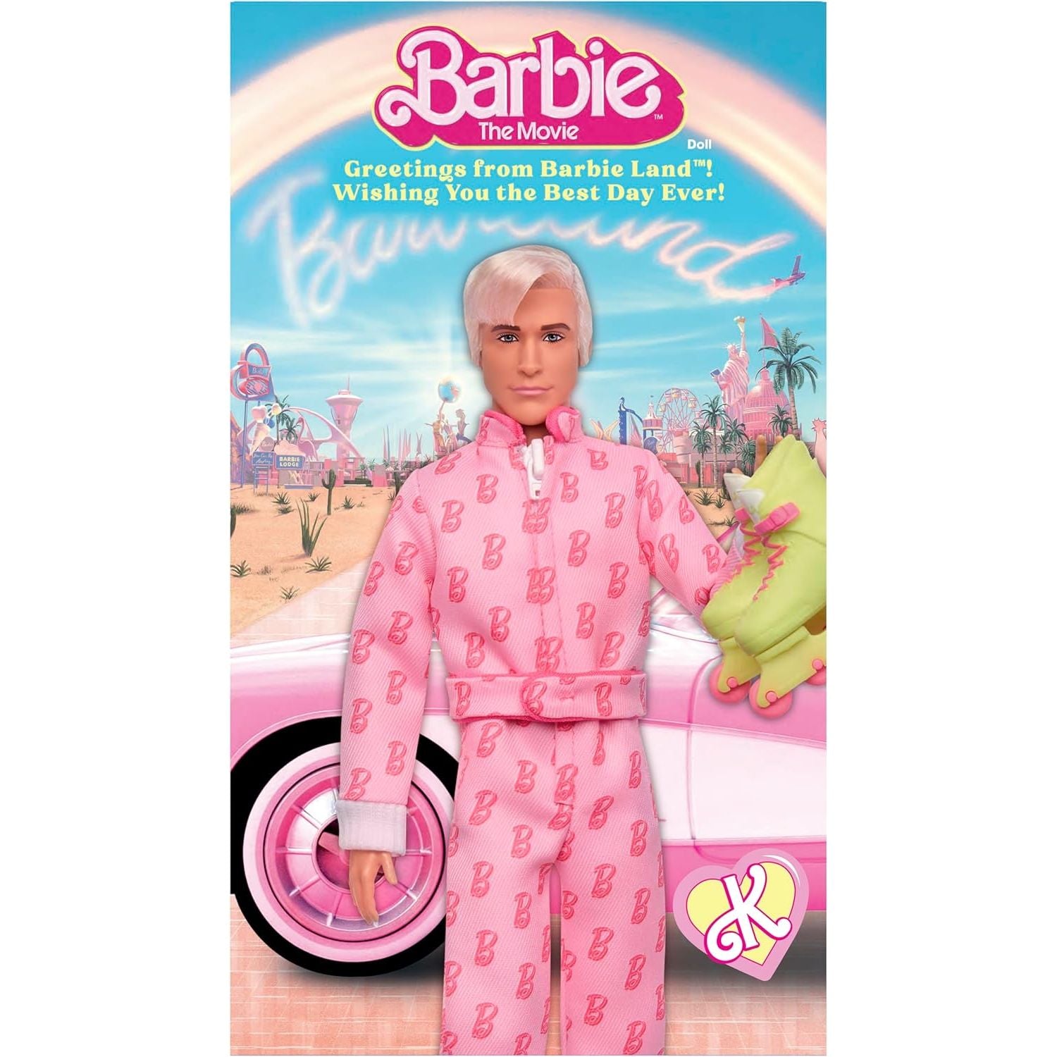 Barbie The Movie I’m Coming With You Pink Ken Doll