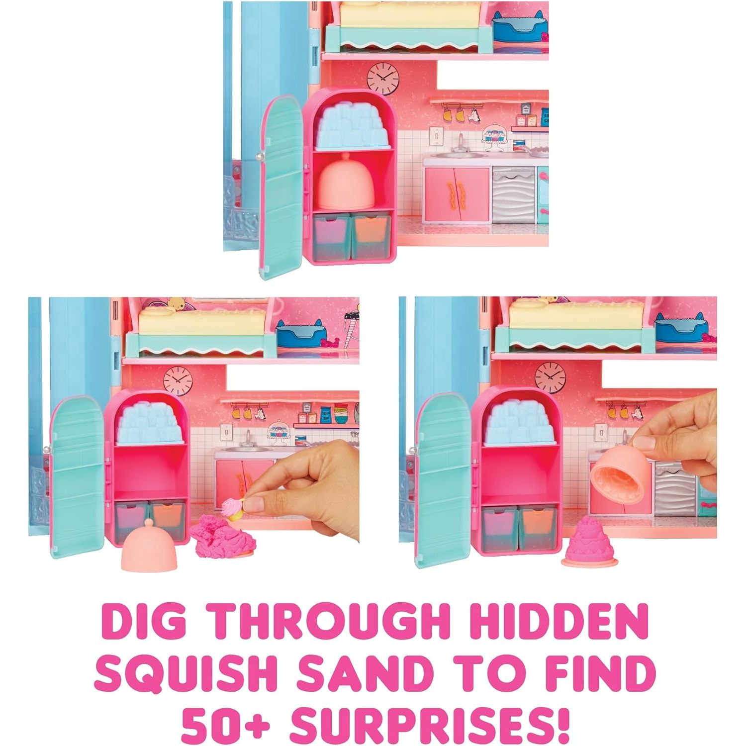 L.O.L. Surprise! Squish Sand Magic House Playset