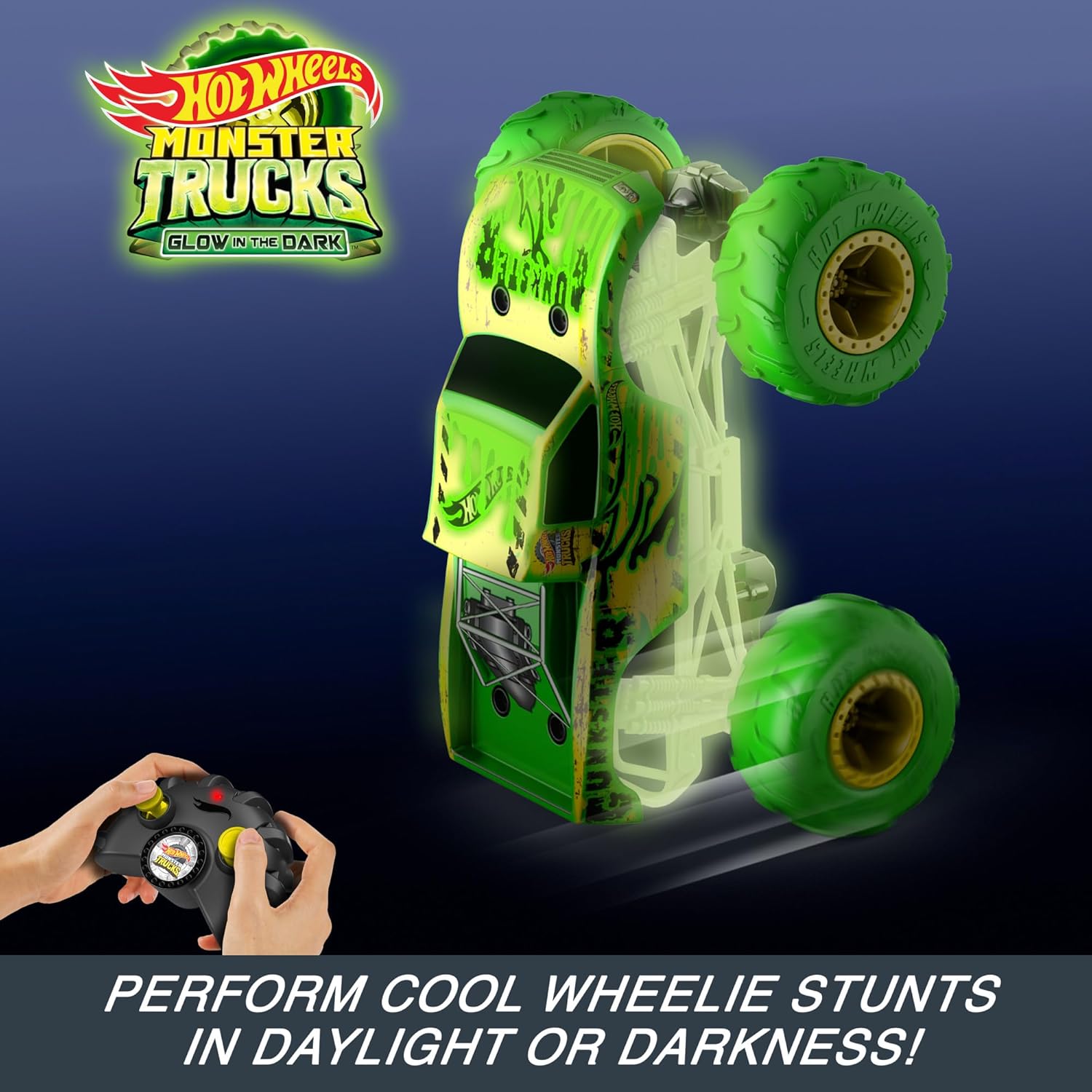 Hot Wheels Monster Trucks Gunkster RC Vehicle