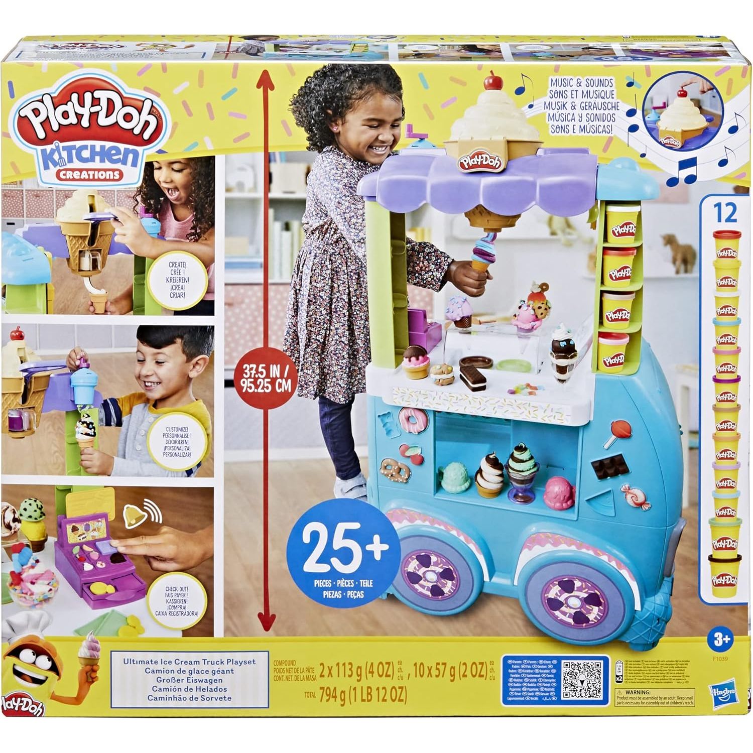 Play-Doh Kitchen Creations Ultimate Ice Cream Truck Playset